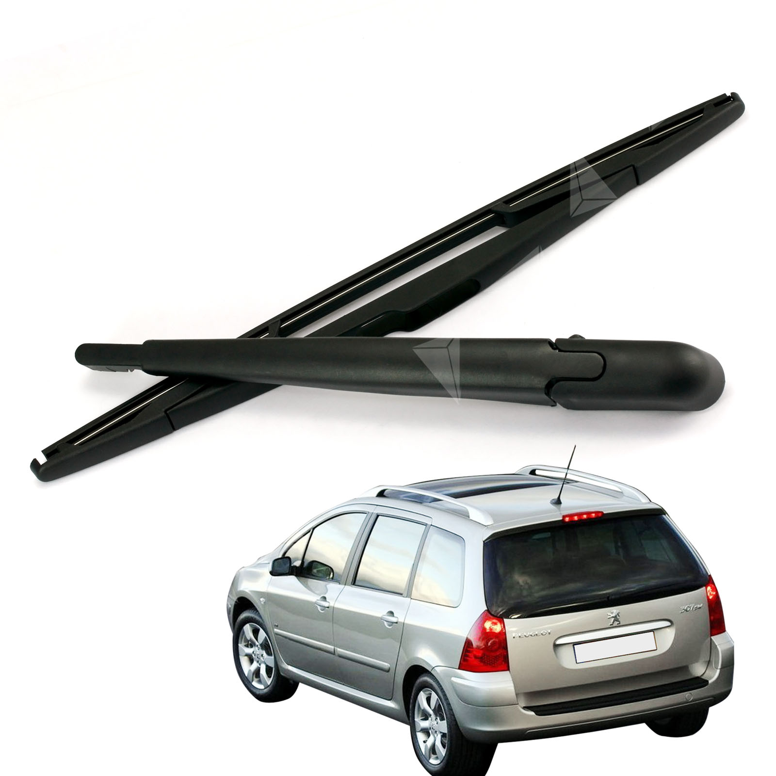 Peugeot 307 SW Rear Window Screen Windshield Windscreen Wiper Arm Blade