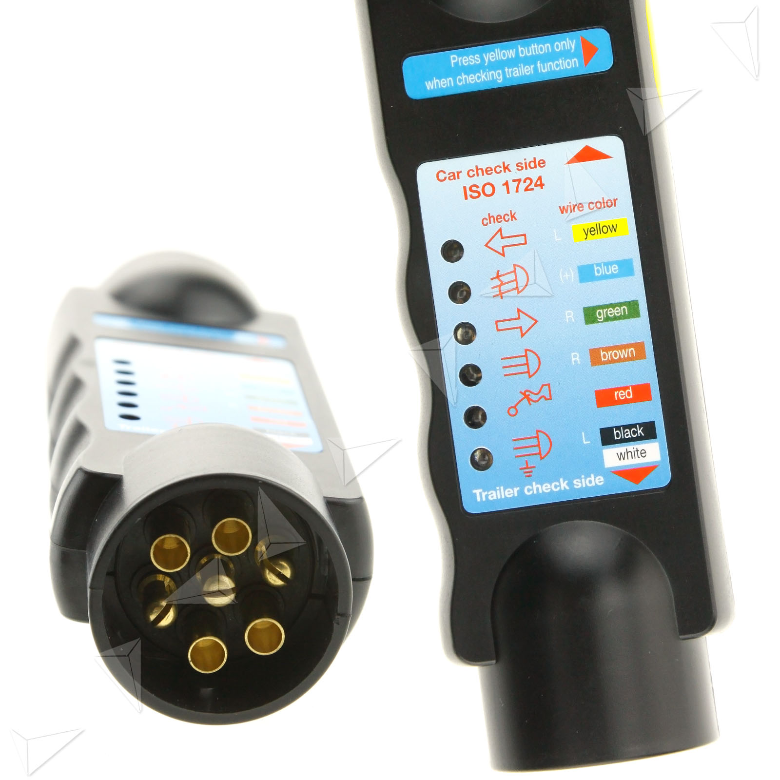 13 Pin Car Trailer Towing Lights Wiring Circuit Plug Socket Tester