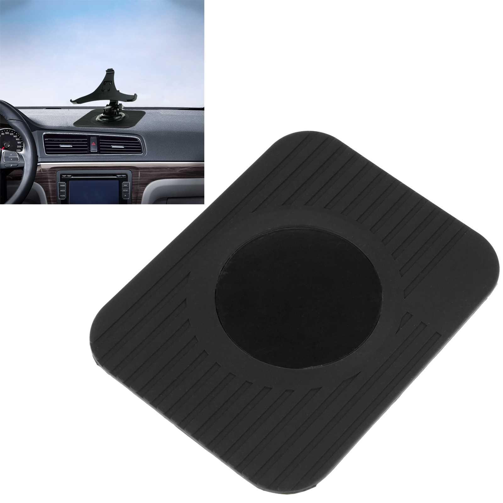 Ultra Slim Car GPS Dashboard Mount Holder SAT Nav Dash Mat 20 x 16cm