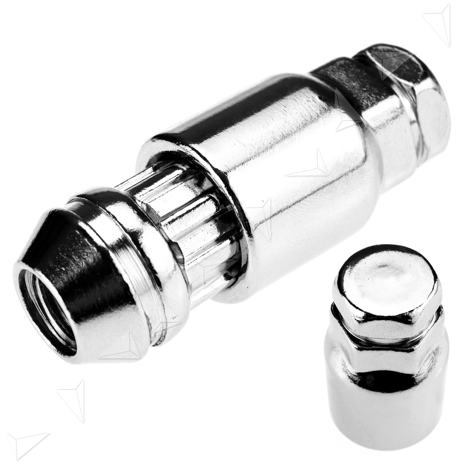 4x M12*1.5 Alloy Wheel Lock Nuts for Ford Fiesta + Removal Key Anti