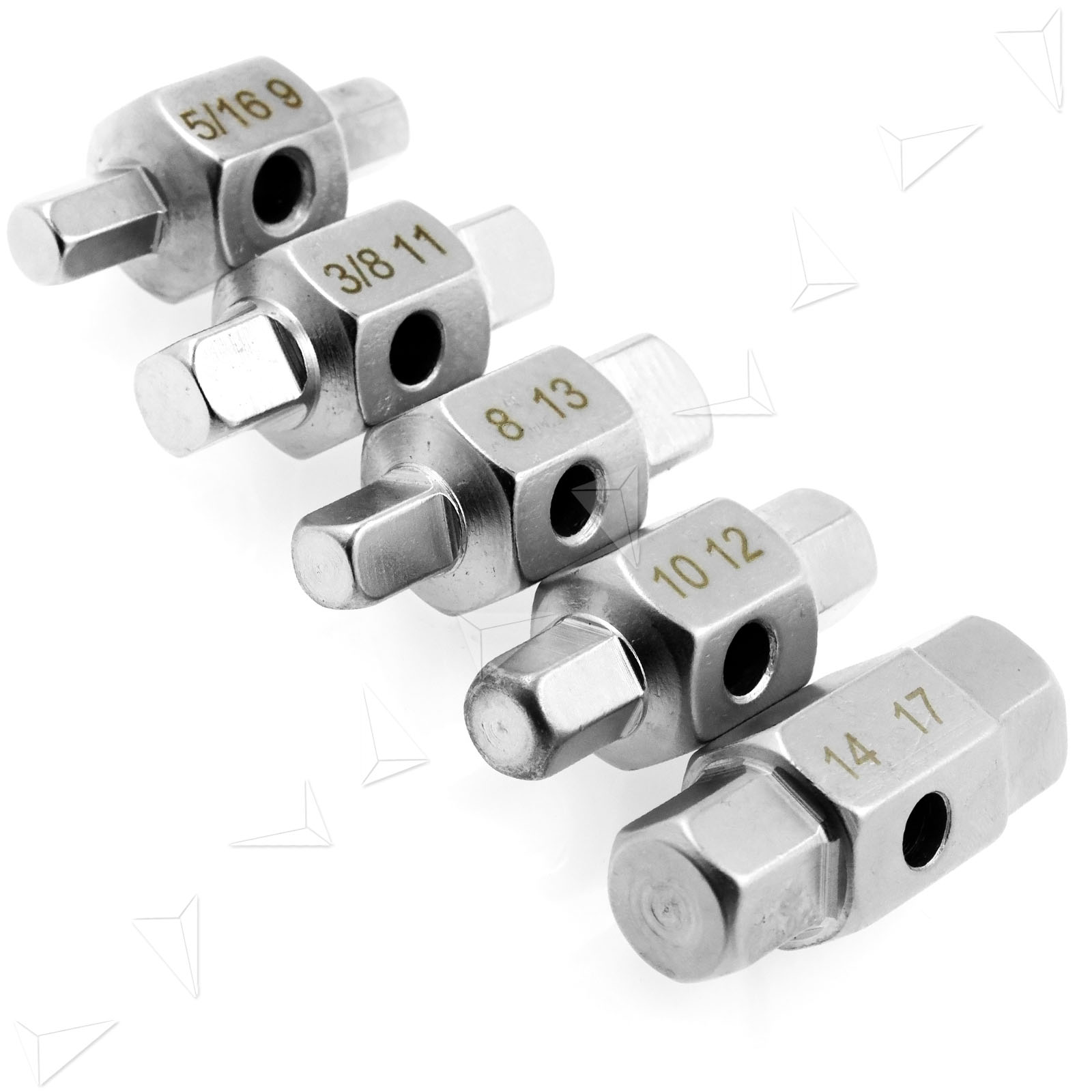 5Pcs Oil Sump Series Socket Kit Drain Plug Hex Square Car Repair Set eBay