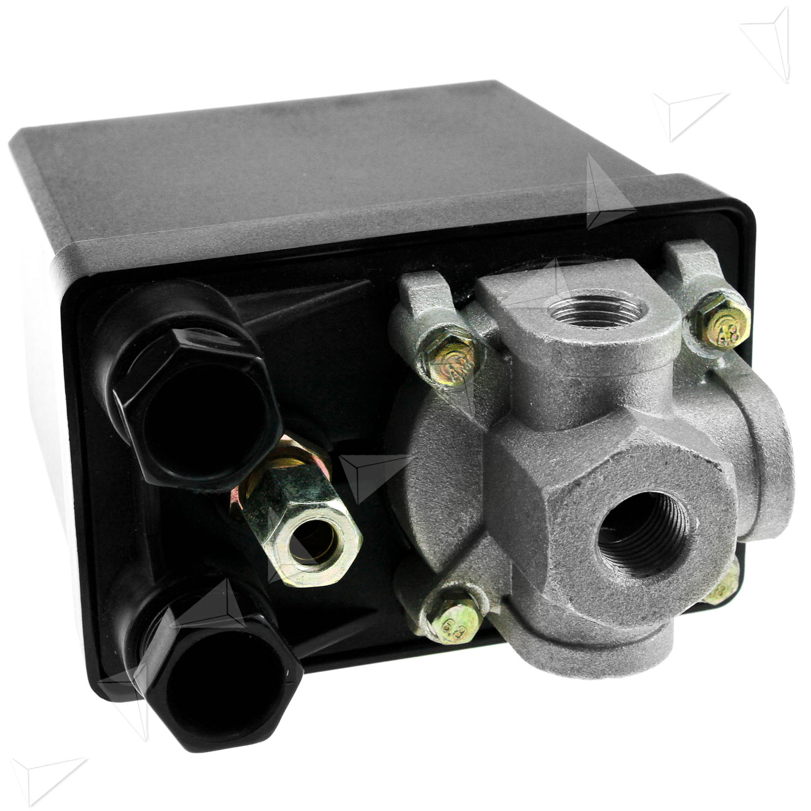 Three Phase Air Compressor Pressure Switch + Blanking Plugs & Safety Value