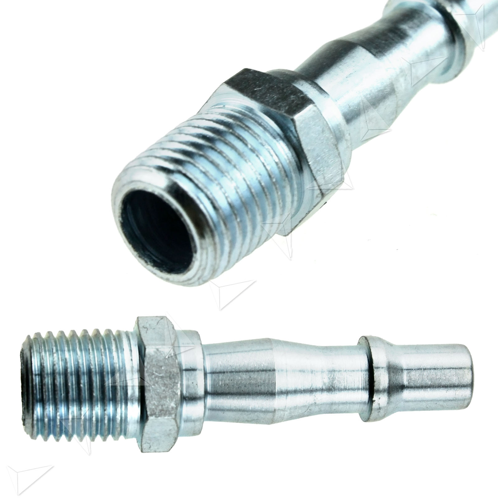 4 Pieces Air Line Hose Fitting Connector Quick Release Male Thread 1/4