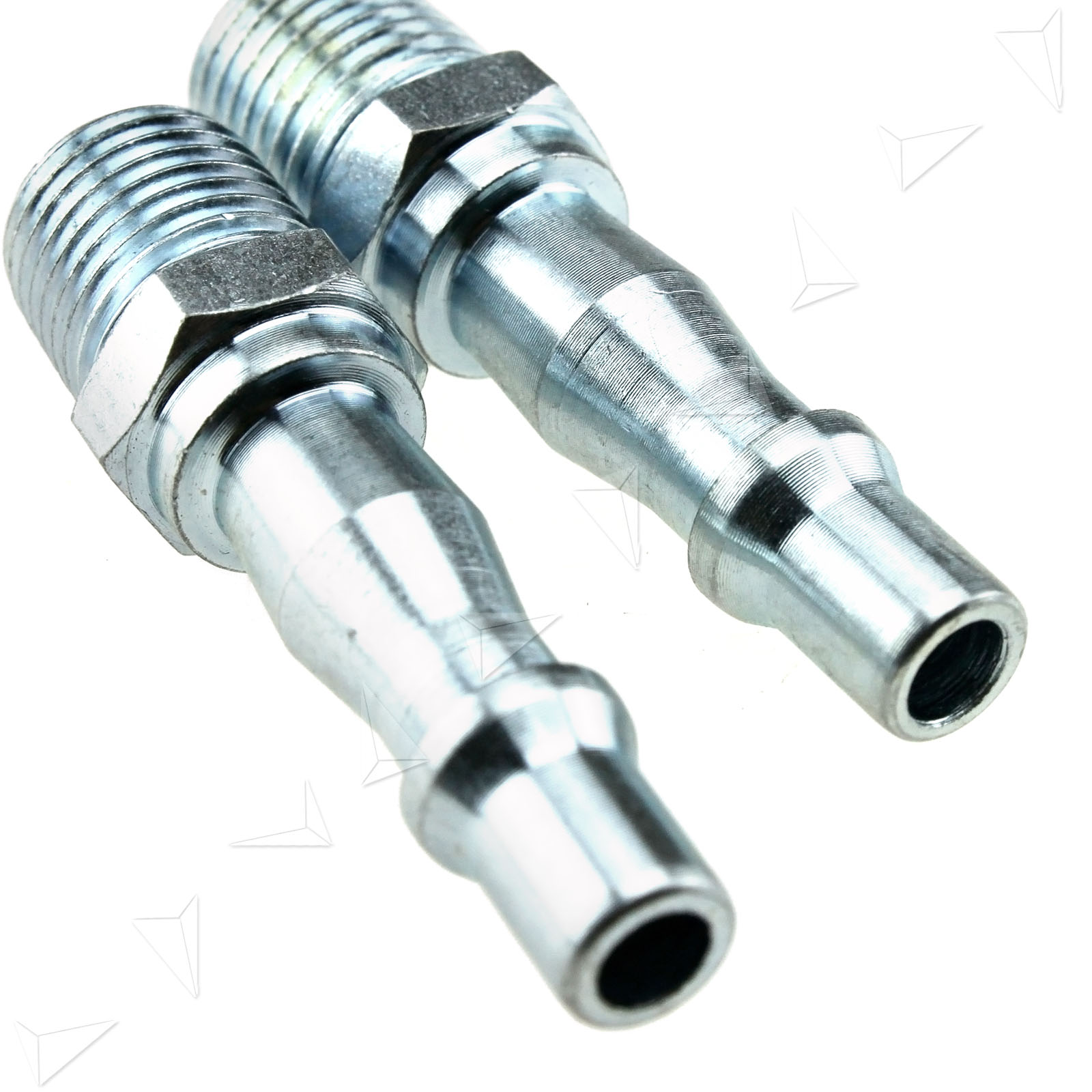 4 Pieces Air Line Hose Fitting Connector Quick Release Male Thread 1/4