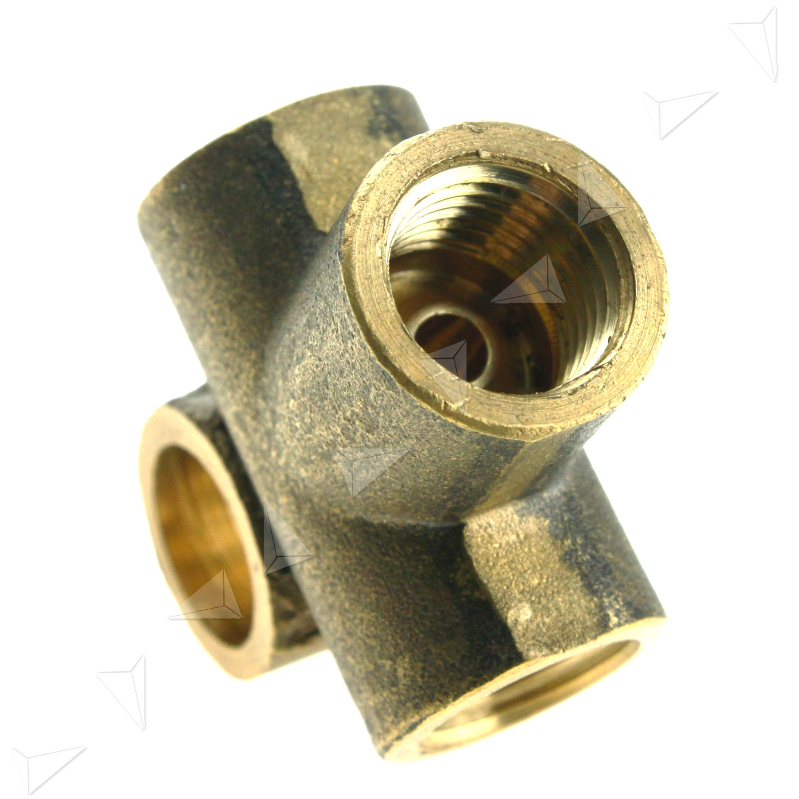 10MM M10 Brass Tee Piece Brake Clutch Line Pipe T 3 Way Female Connector eBay