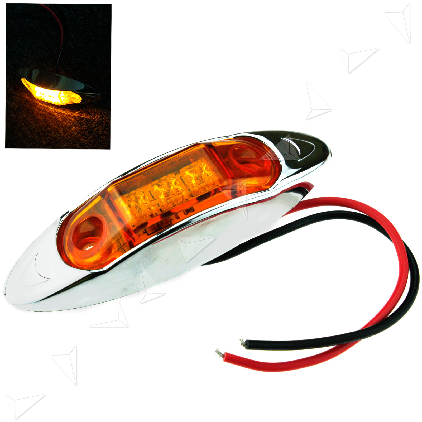 boat marker lights 4x3led 12 24v side marker lights indicators amber boat boat marker lights 4x3led 12 24v side marker lights indicators amber boat