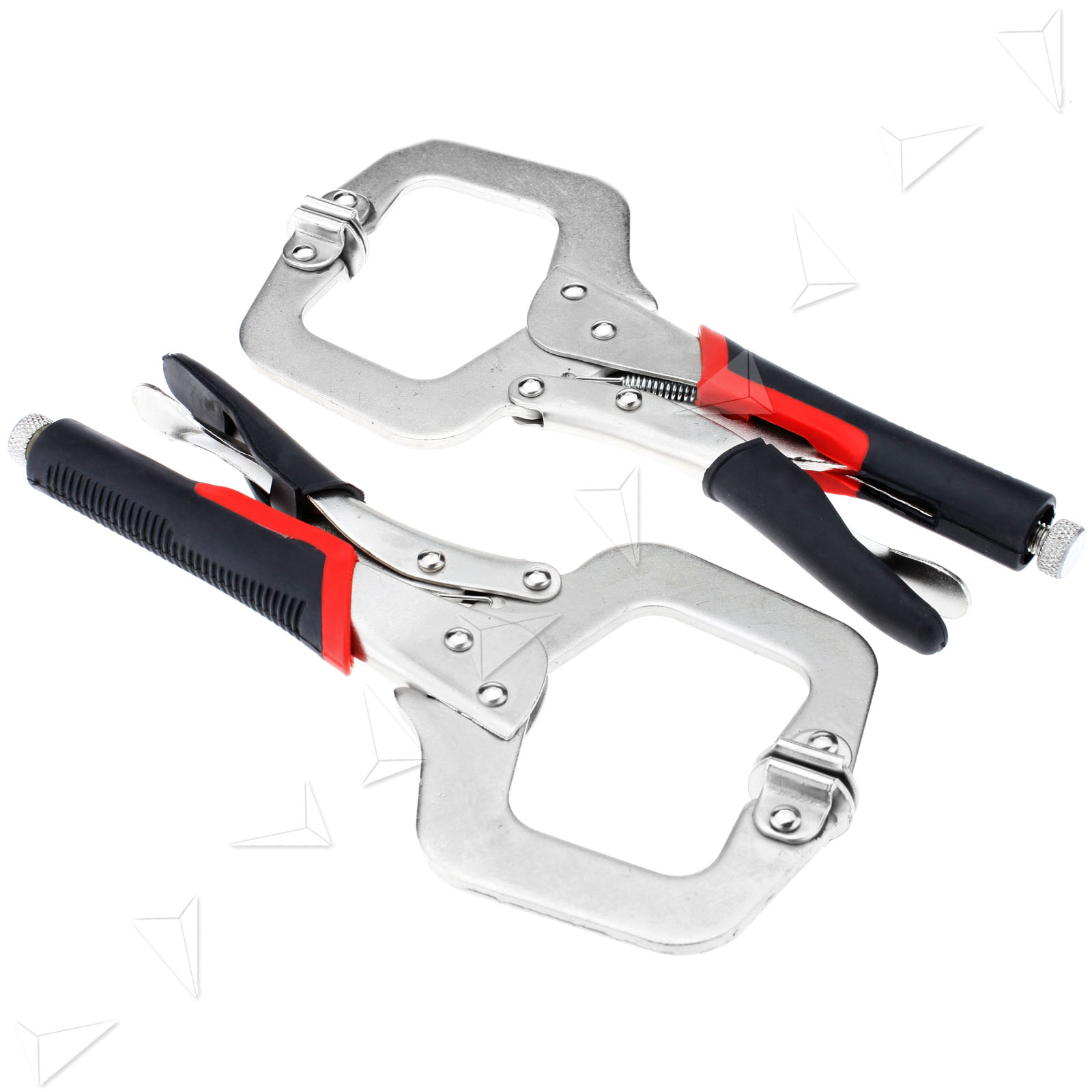 2 x 275mm 11" C Shape Clamp Locking Mole Grip For Welding eBay