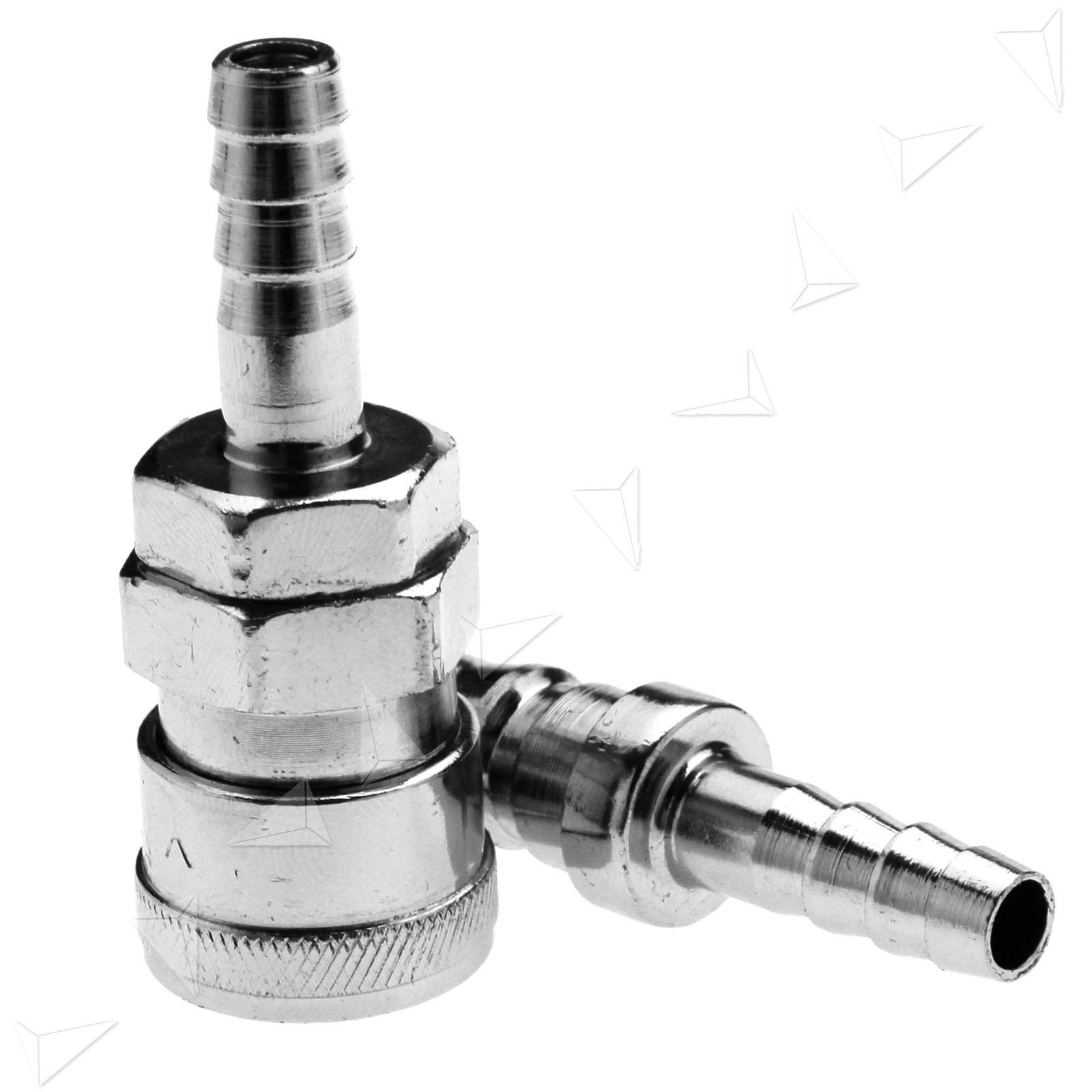 New 4pcs Gas Hose Copper Nozzle Connector for Caravan Motorhome BBQ 8mm