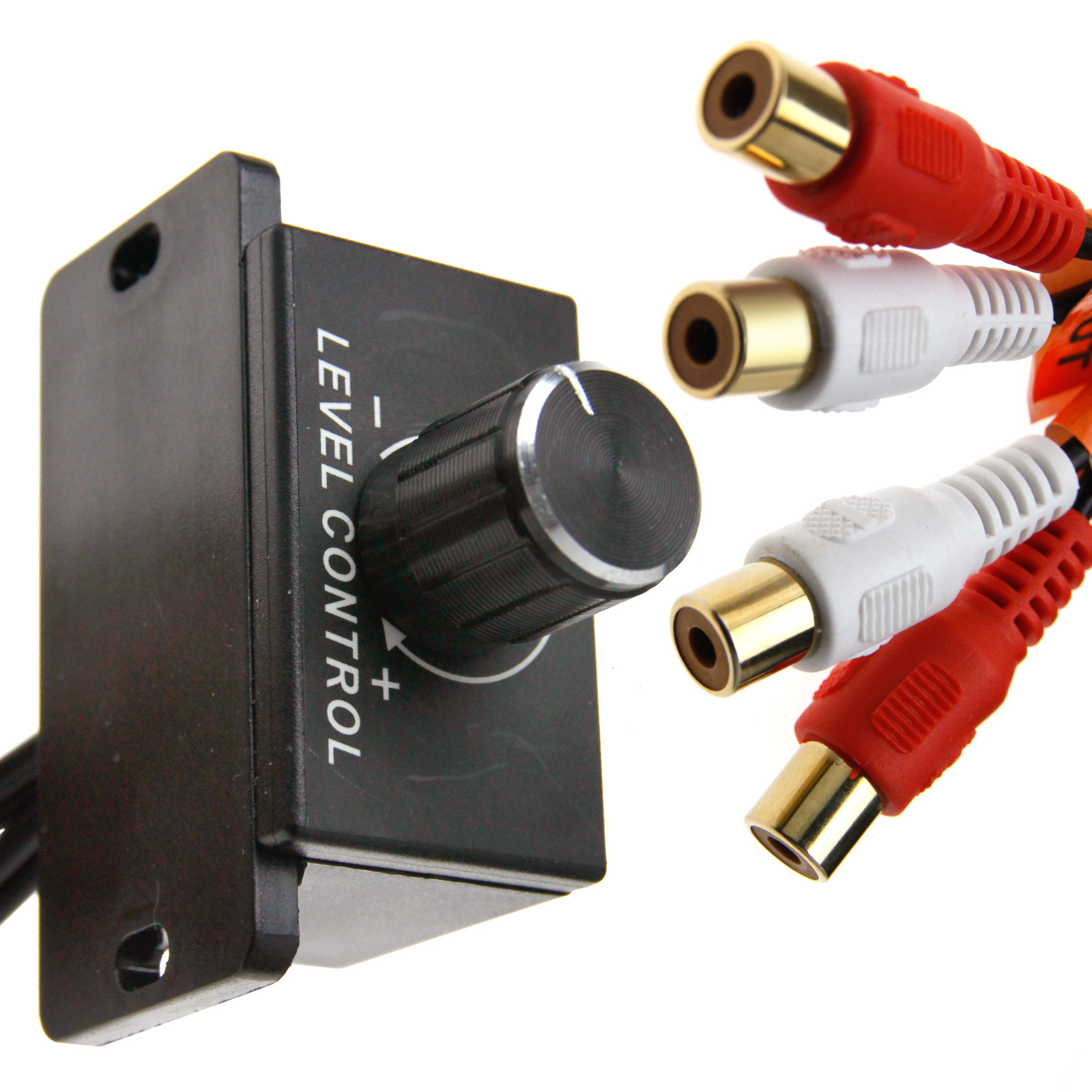 New Car Universal Audio Amplifier RCA Gain Level Bass Volume Control
