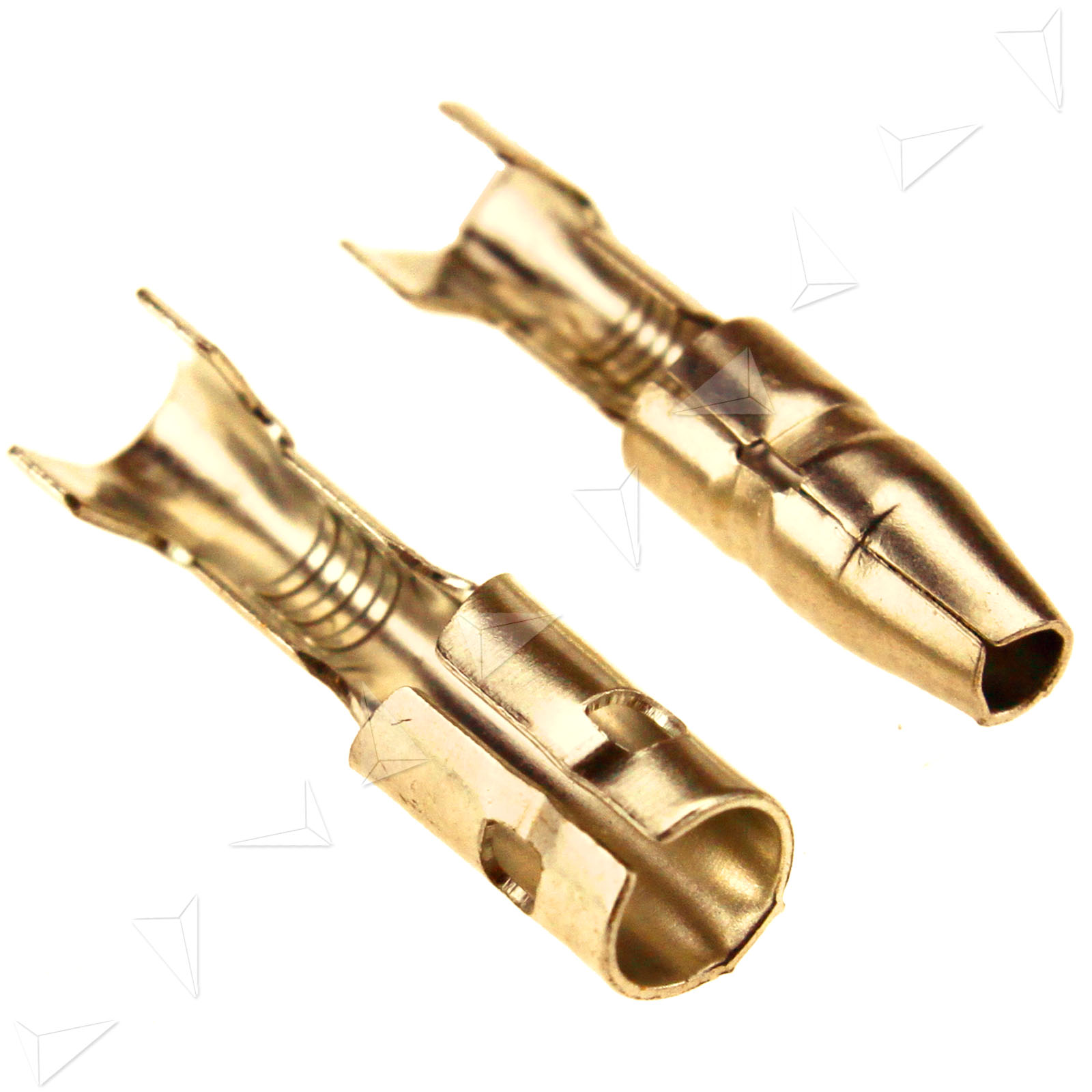 50 Sets 3.9mm Motorcycle Brass Colour Bullet Male & Female Connector eBay
