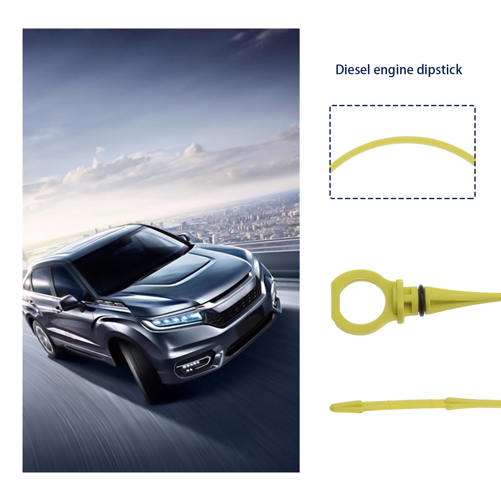 Engine Oil Dipstick for Peugeot 206 207 307 HDi Diesel 1174.85