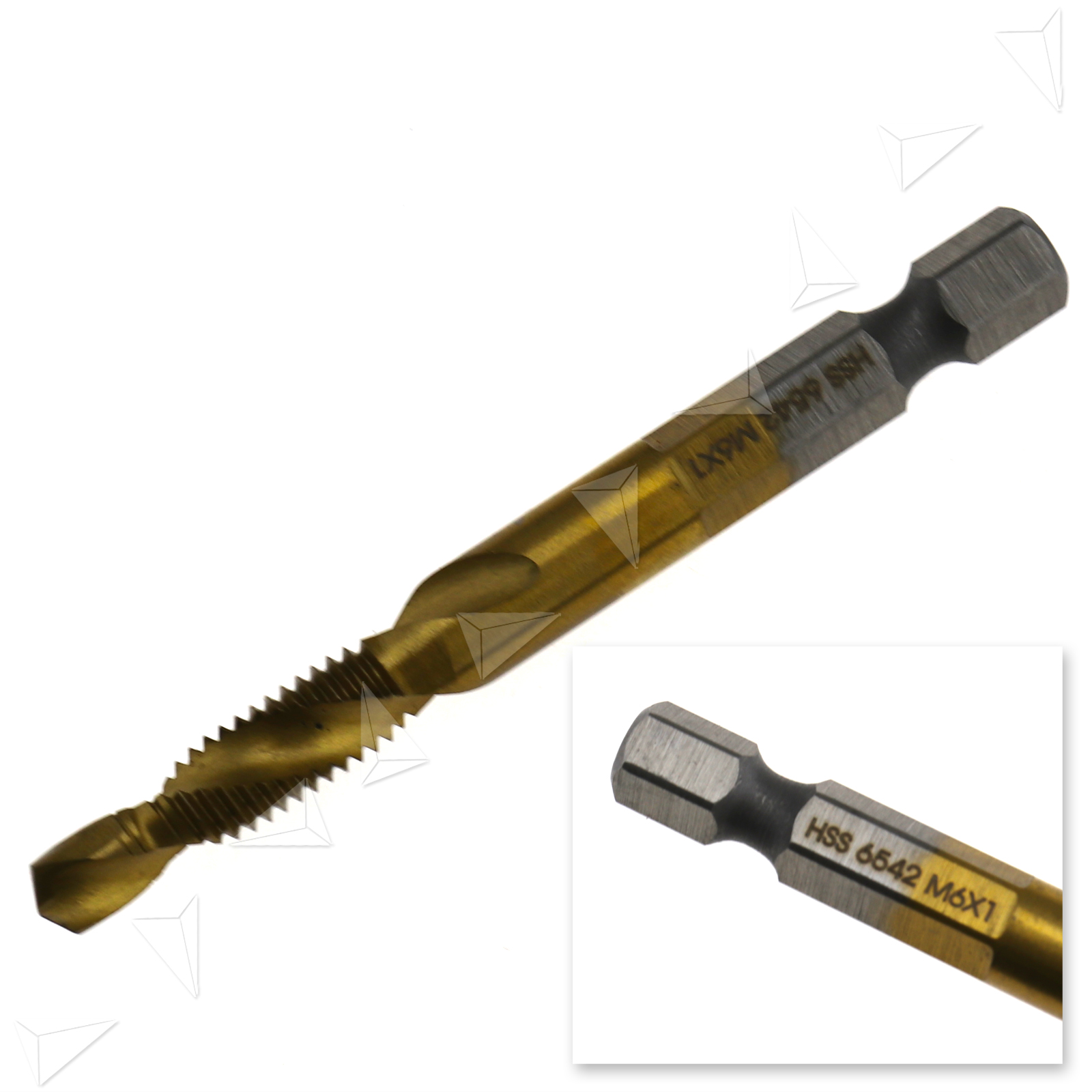 M3M12 Metric Titanium Coated HSS Thread Tap Set Metric Plug Tap Drill Bits eBay