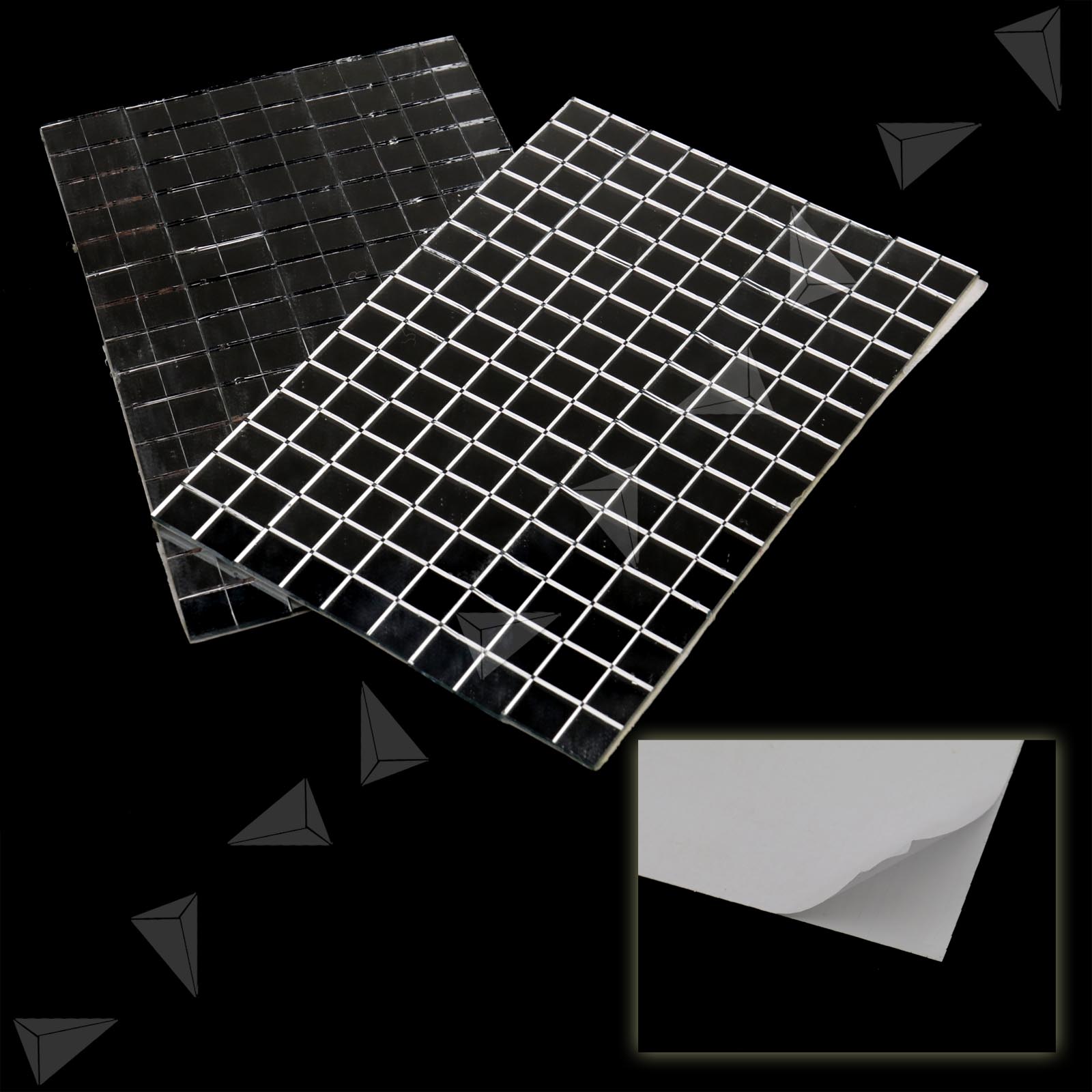 150 x10MM Small Glass Craft Square Mirrors Bulk 6 Pieces Mirror Mosaic