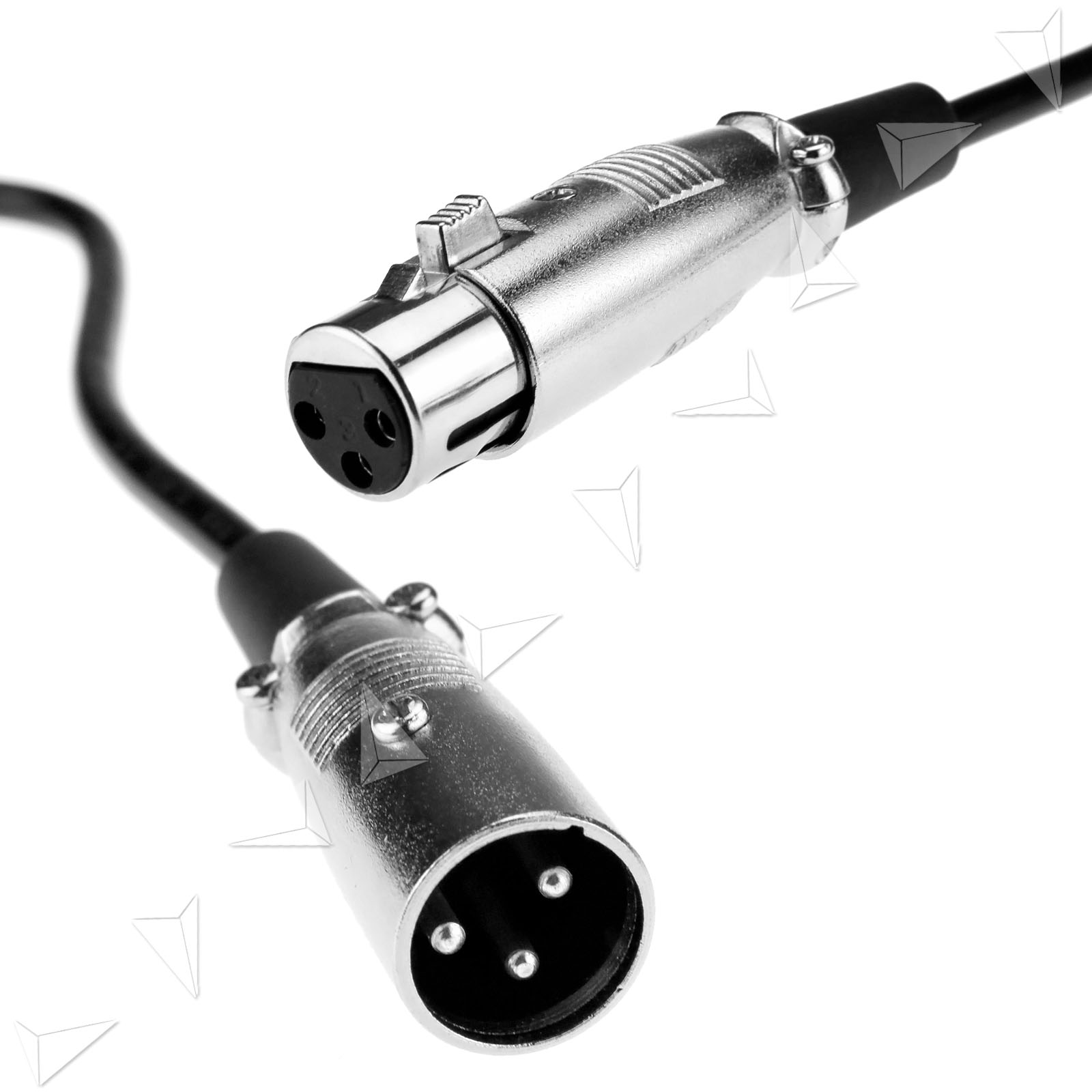 Studio Recording Microphone Suspension Stand + Shock Mount w/3M XLR Mic