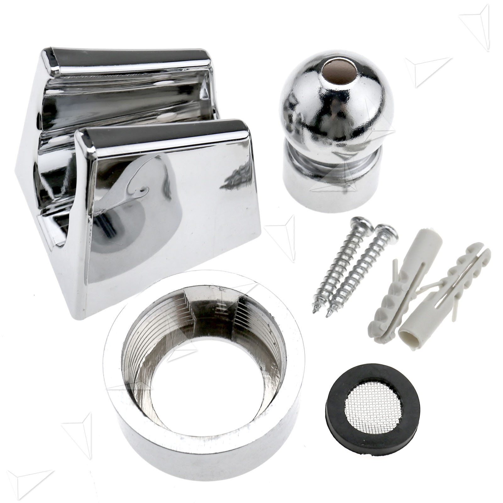 6" Shower Head Extension Rainfall Rain Arm With Hose Kit Round ABS Chrome eBay