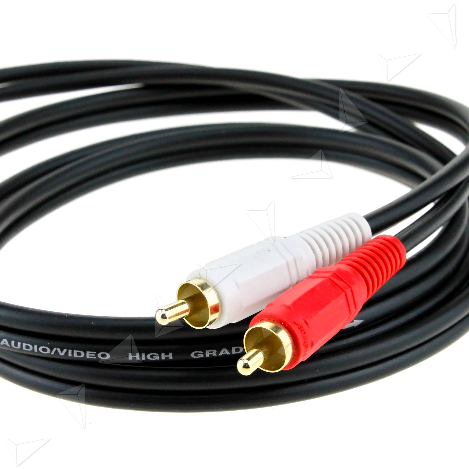 1 5m Twin 2x Xlr Female Socket To 2 X Rca Phono Plugs