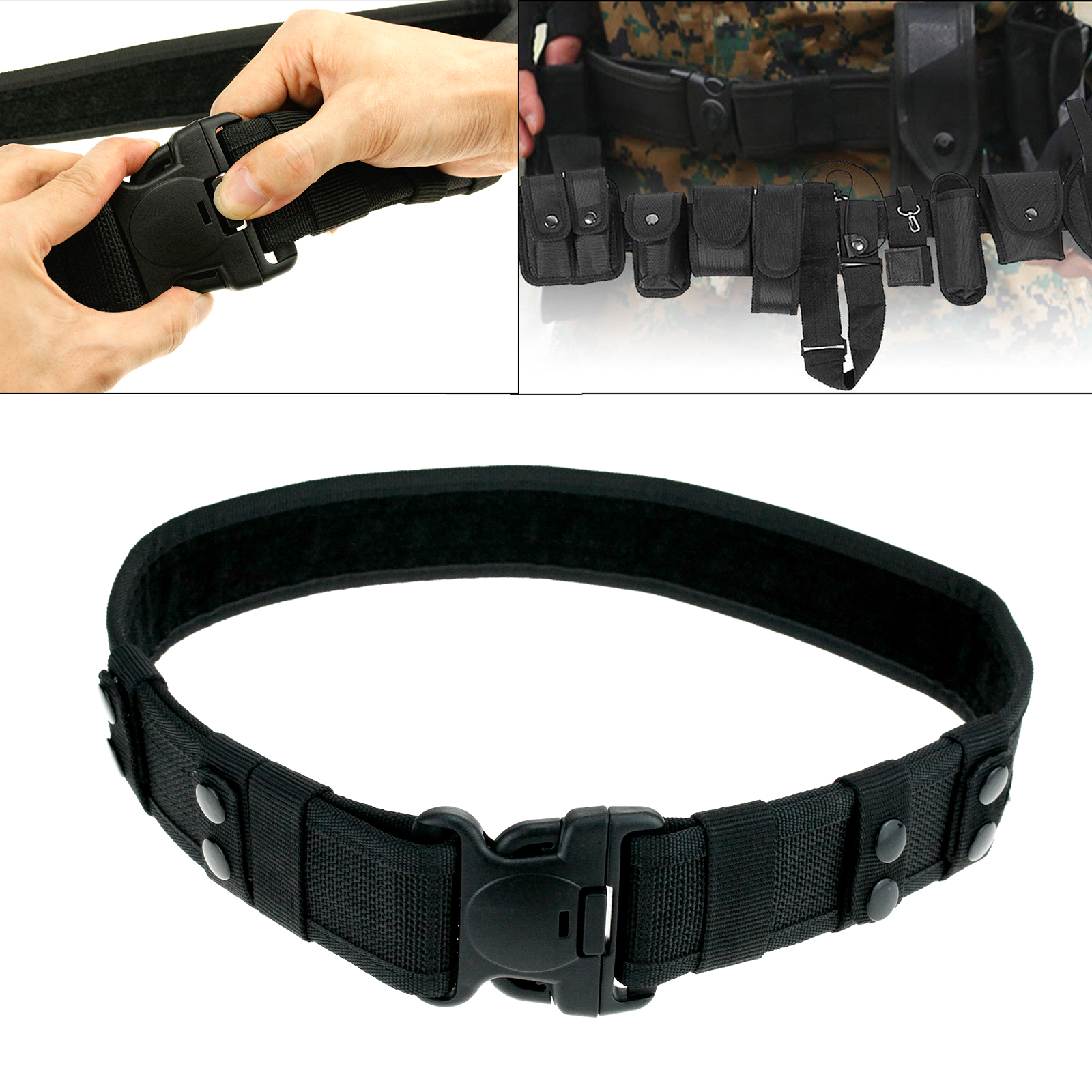 Heavy duty Security Guard Paramedic Army Utility Belt Quick Release