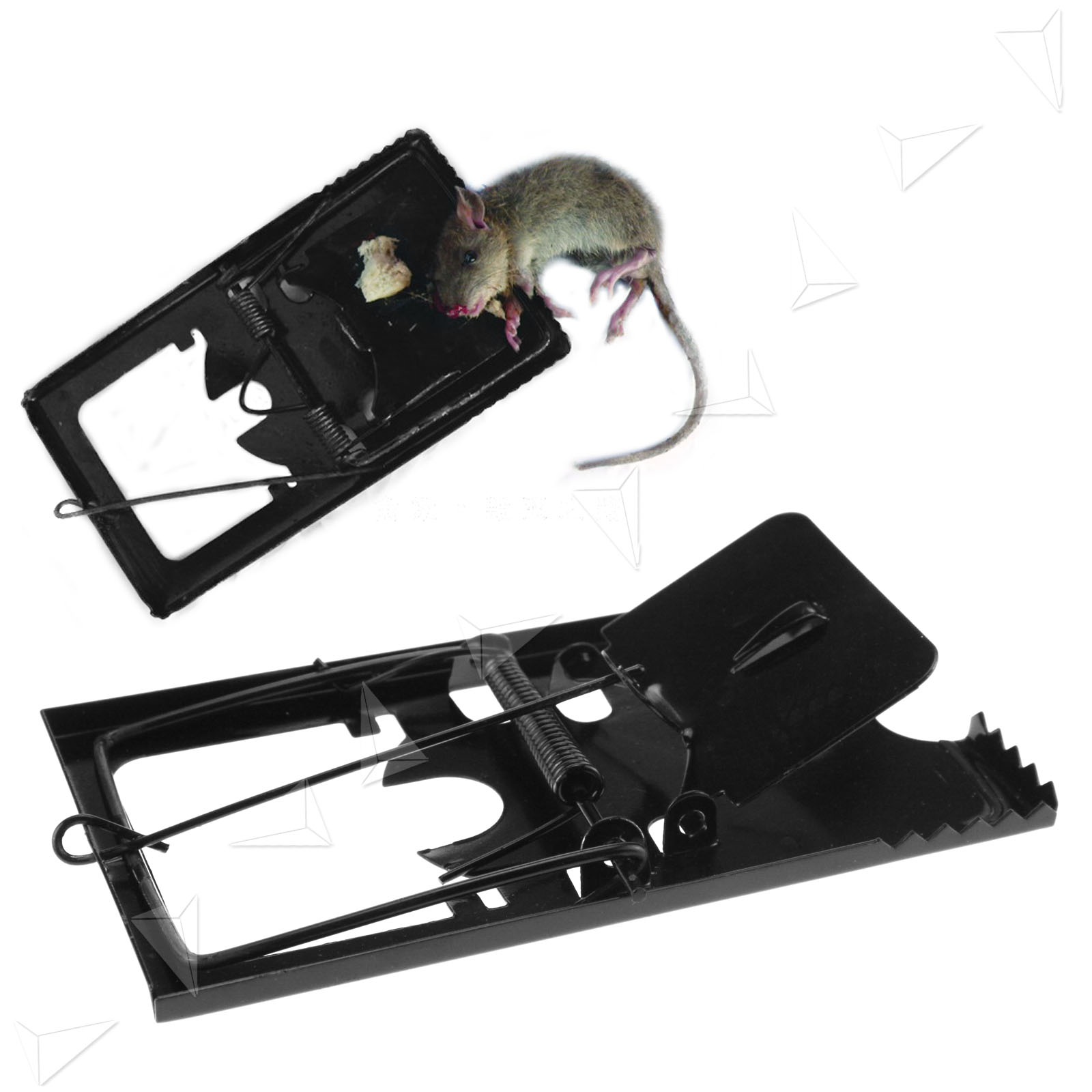 2 X Rat Trap Heavy Duty SnapE Mouse Trap Bait Pest Killer Catcher Easy