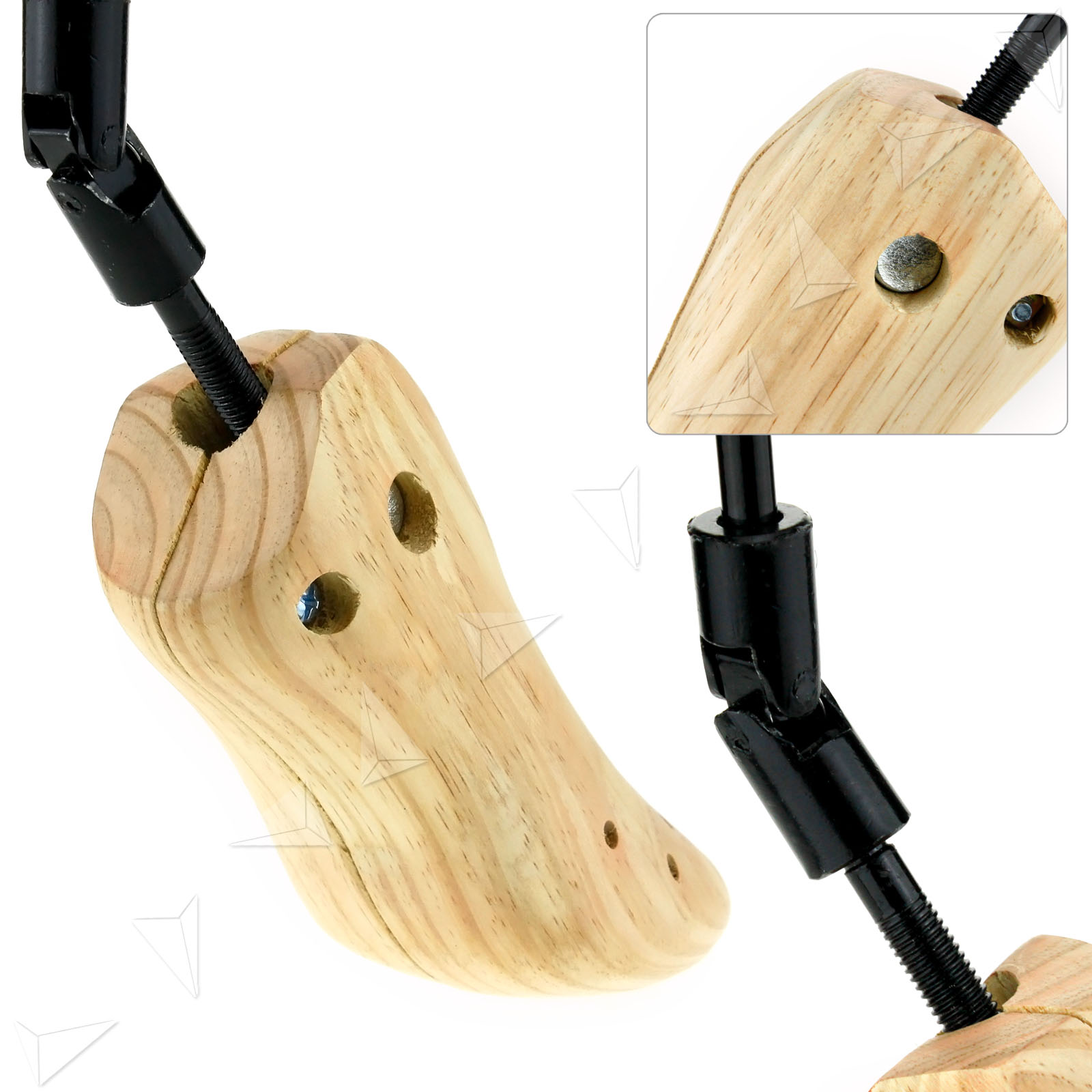 1 / 2 X Ladies Pine Wood Boot Shoe Tree Stretcher Wooden Shaper US Size