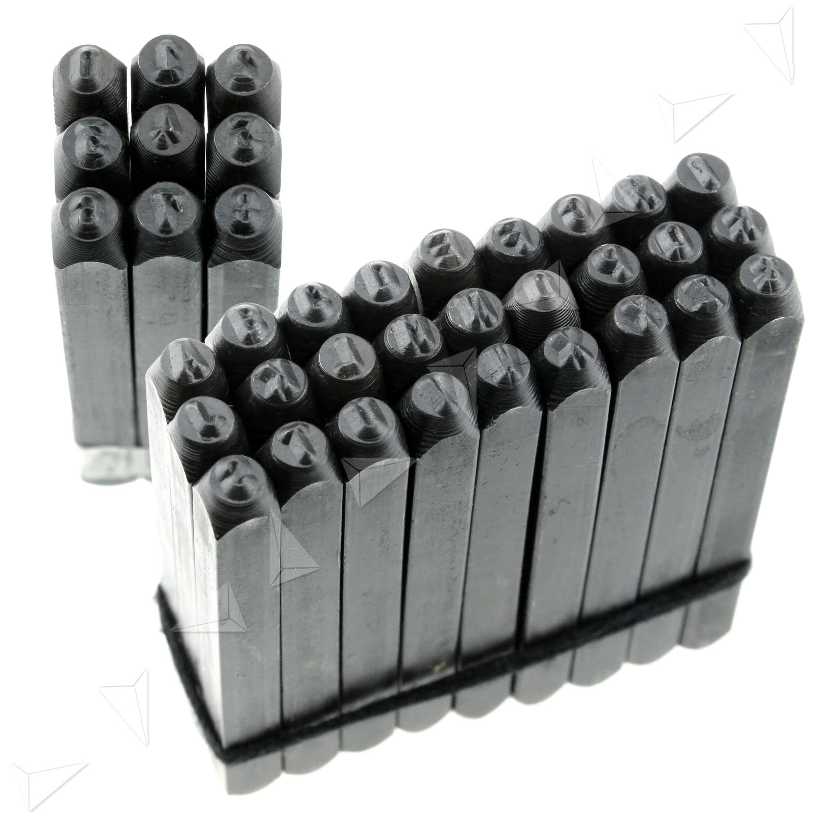 36 pcs 2.5mm 3/32 AZ Alphabet 09 Number Metal Letter Steel Stamp