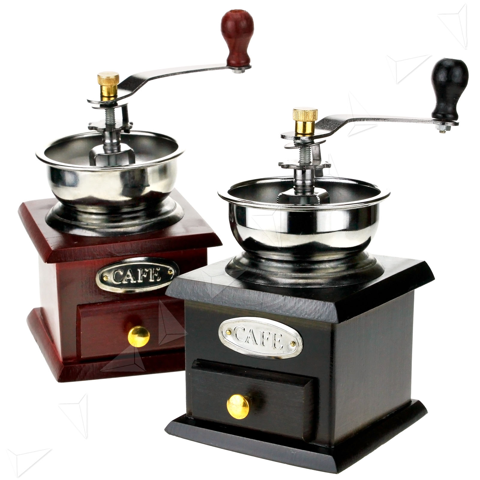 Double Steel Manual Rotating Handle Classical Blades Coffee Model