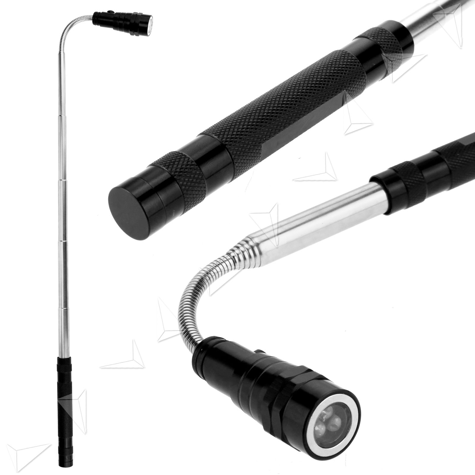 Flexible Neck Flexi Torch Telescoping 3 LED Pickup Tool