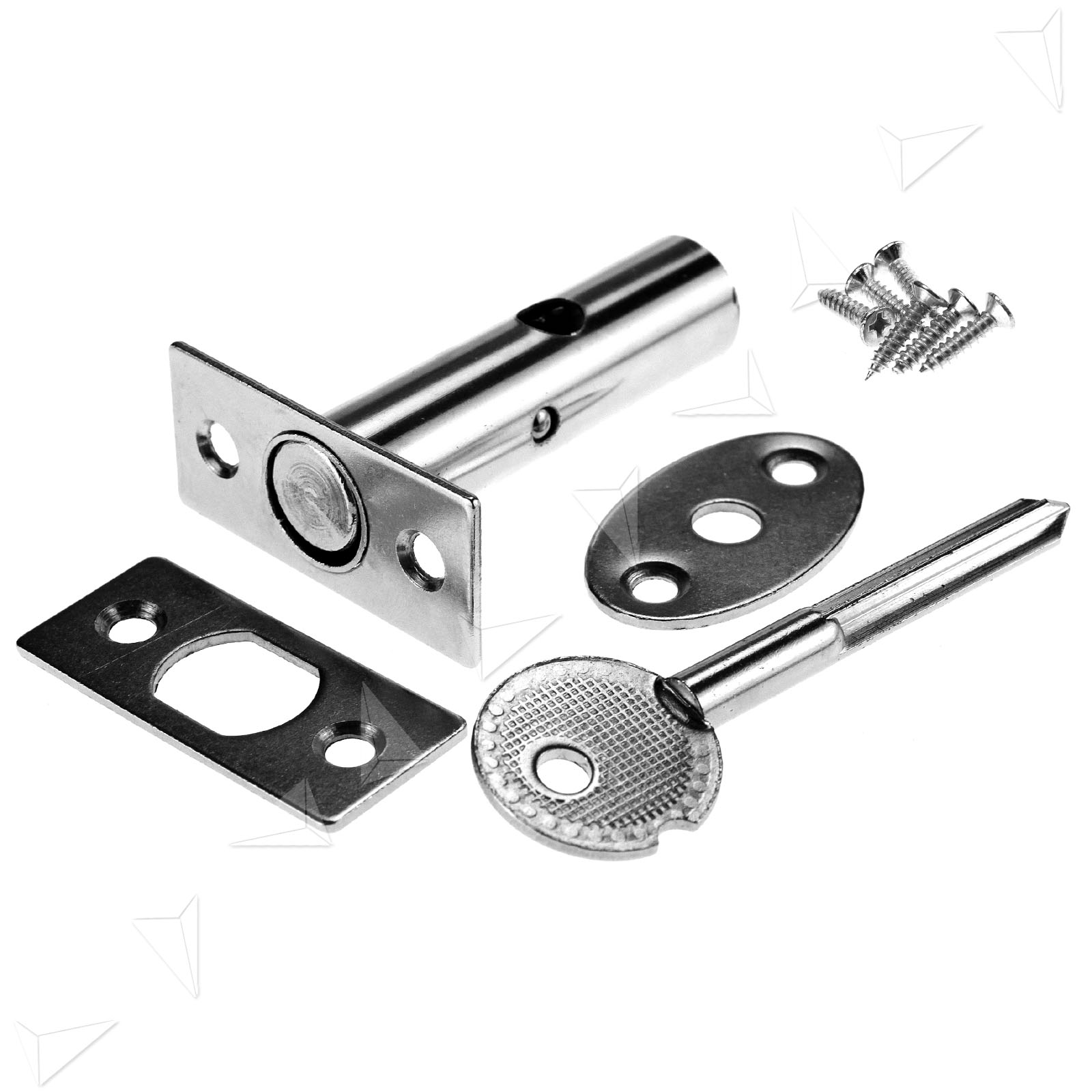 2x Security Door Bolts Secure Strong Deadbolt Rack Bolts With Fitting New eBay