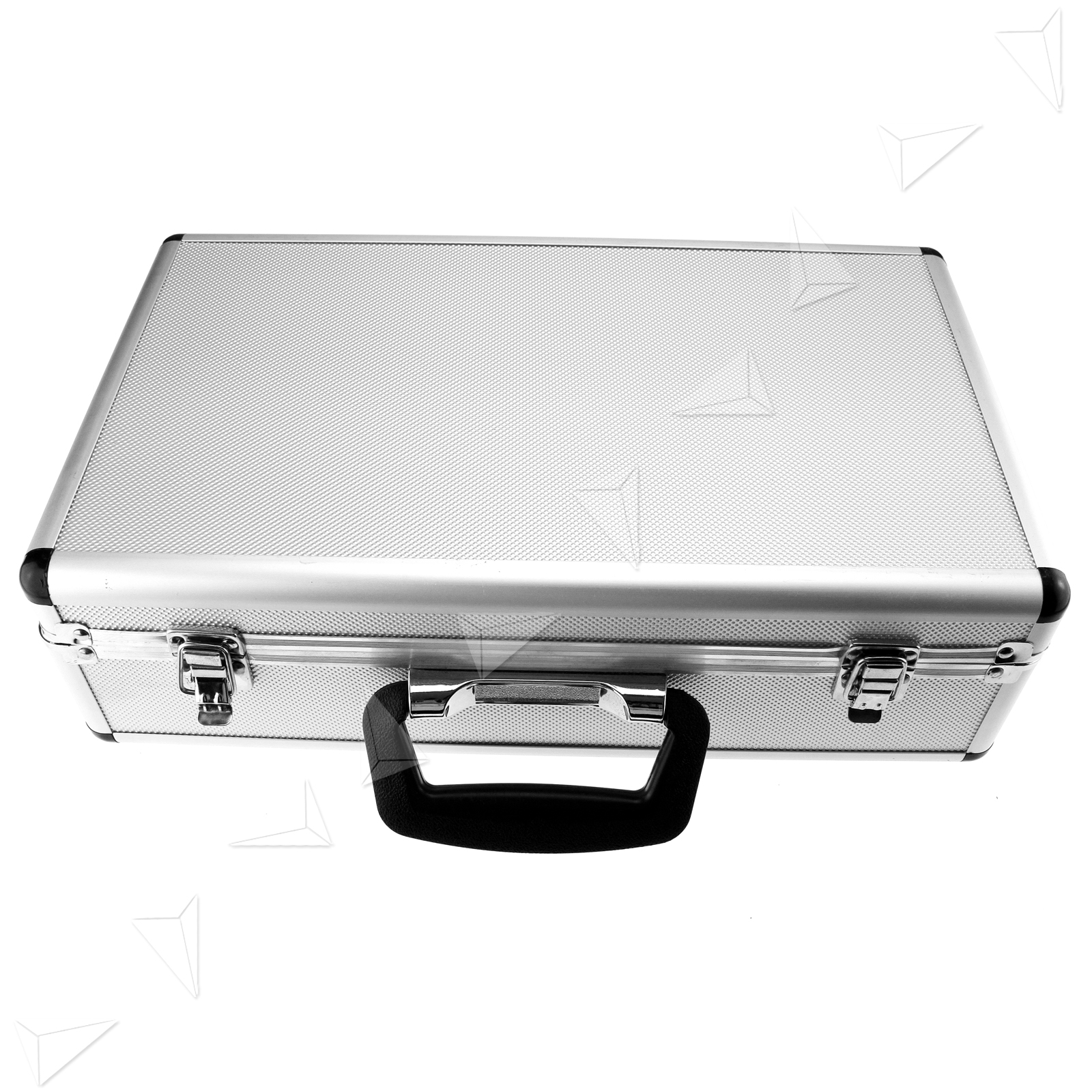 40x24x12.5cm High Protect Foam Aluminum Box Flight Briefcase Case For
