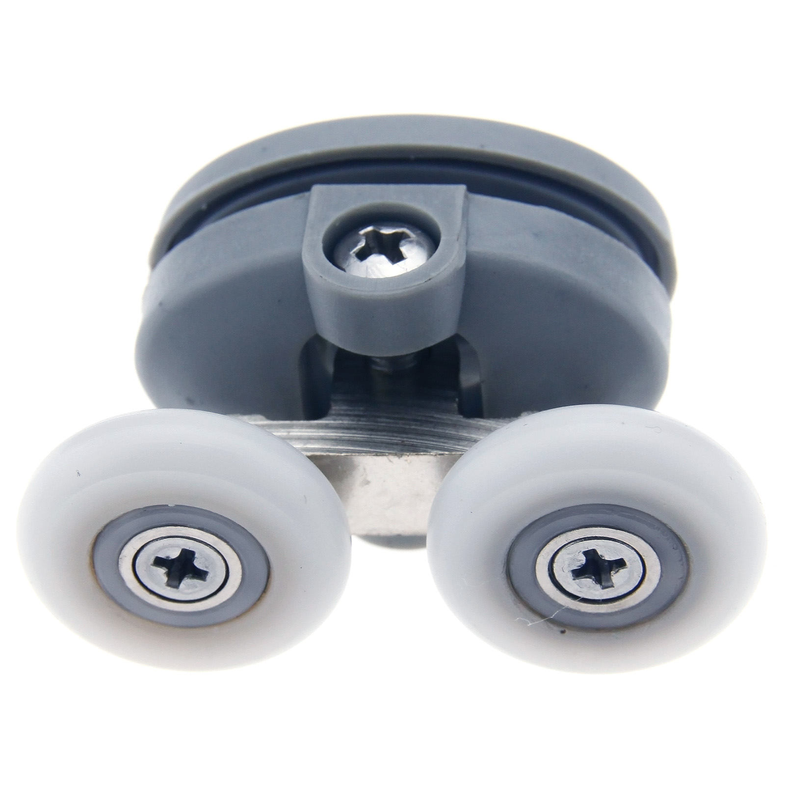 2 X Twin Top Butterfly Shower Door Rollers Wheels Runners Kit Zinc