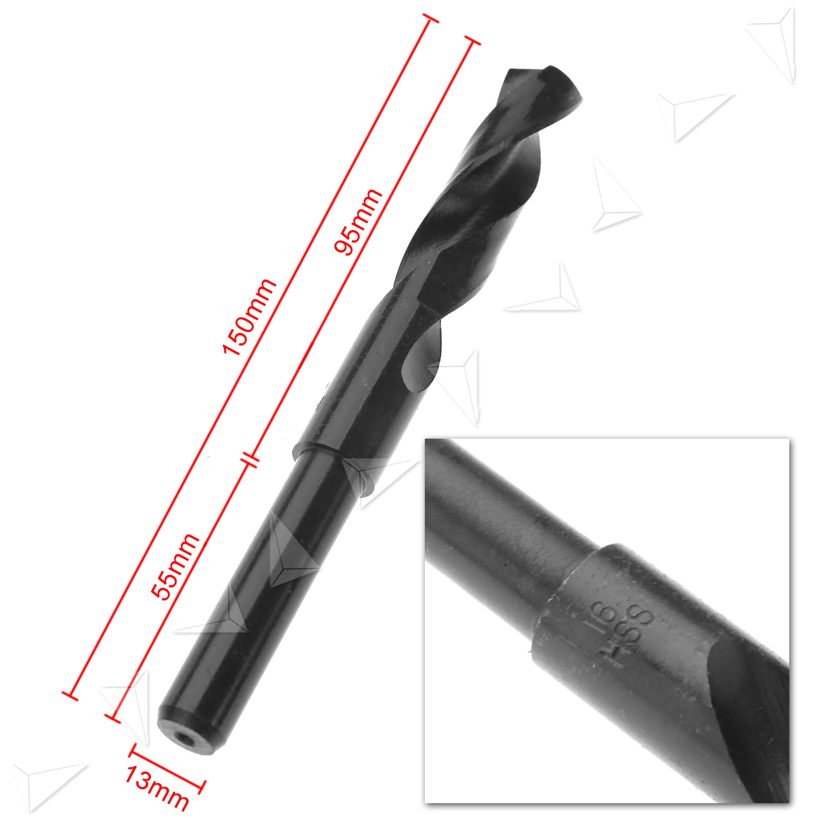 New 2PCS METRIC DRILLS Reduced Shank Blacksmith BITS 14/15/16/18/19/20