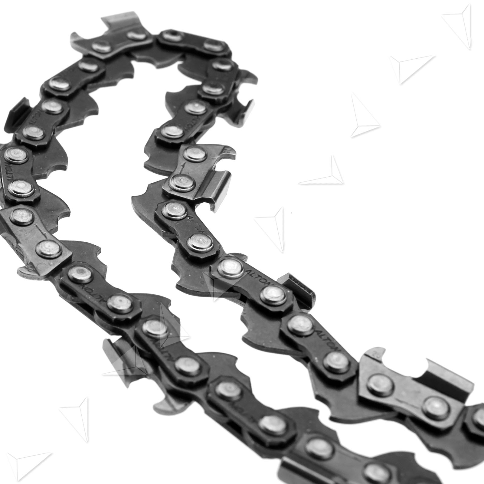 2PCS 18" 72 Bar Steel Chainsaw Saw Chain For GARDENLINE GCS2000 GPCS46Z