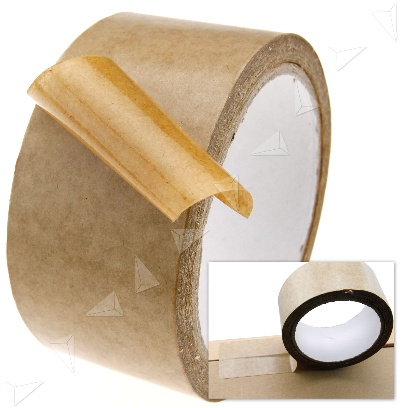 Picture Framing Canvas Brown SelfAdhesive Backing Tape 50m x 24/38