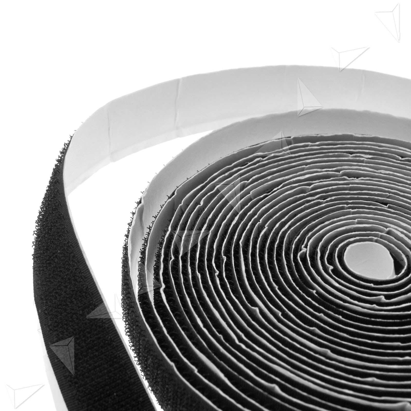 Sticky Back Self Adhesive Hook And Loop Tape 20mm Black Fastener Tape