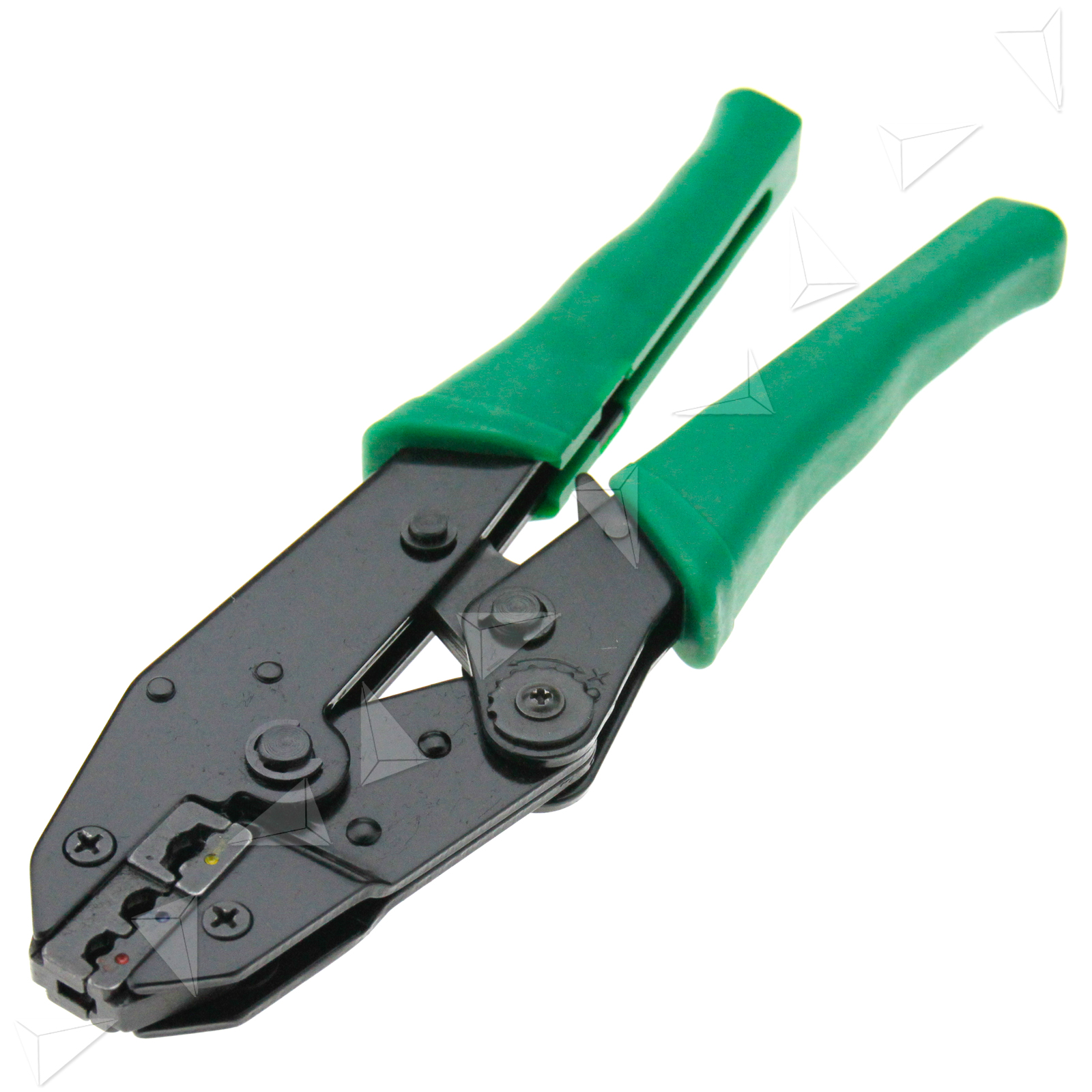 Pro 9" Ratchet Crimpling Tool Plier Crimper For Cable Wire Electrical Terminals eBay