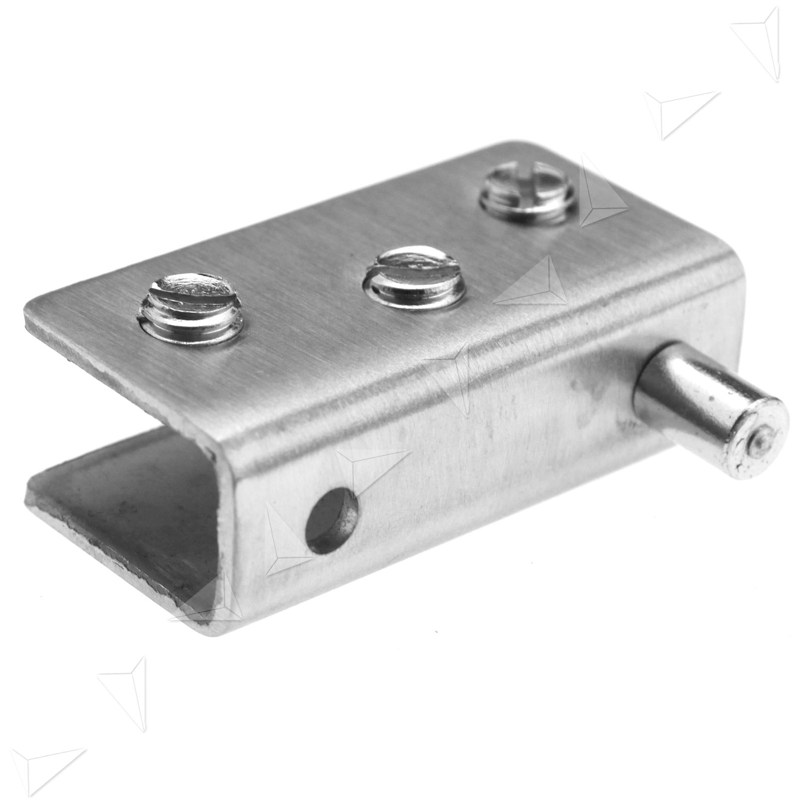 New 2 x Glass Door Pivot Hinge Set 304 Stainless Steel For 10mm Glass Door