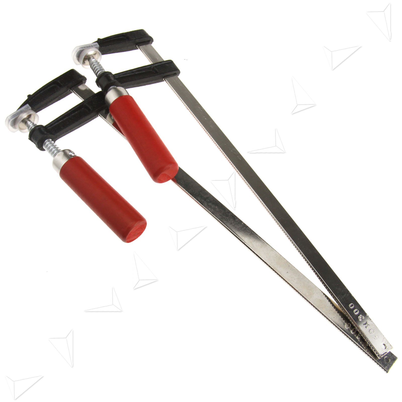 2pcs 6” F Bar Clamps 50mm x 300mm Quick Slide Wood Clamp eBay