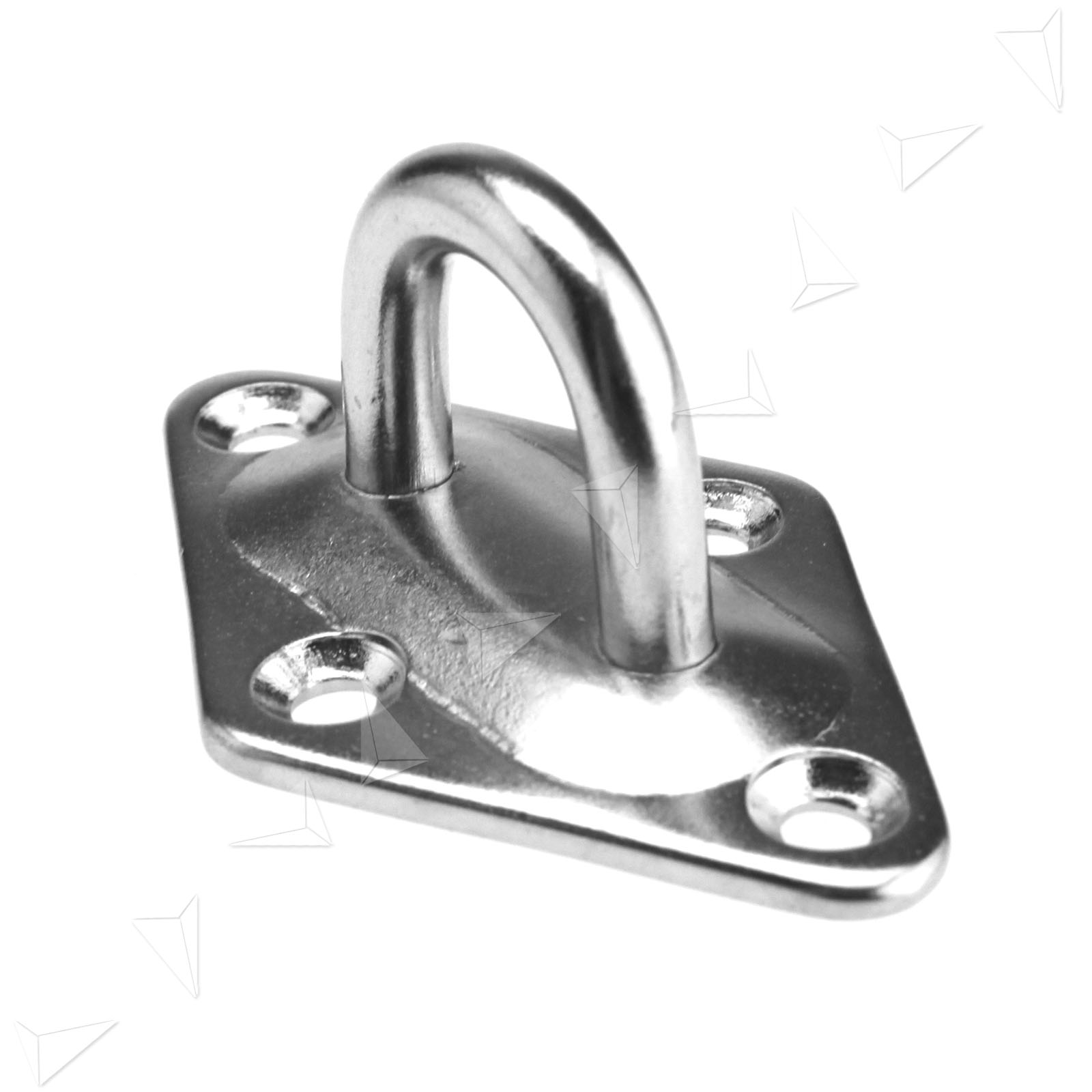 4 x Diamond Shaped Pad Eye Plate 6mm 304 Stainless Steel eBay