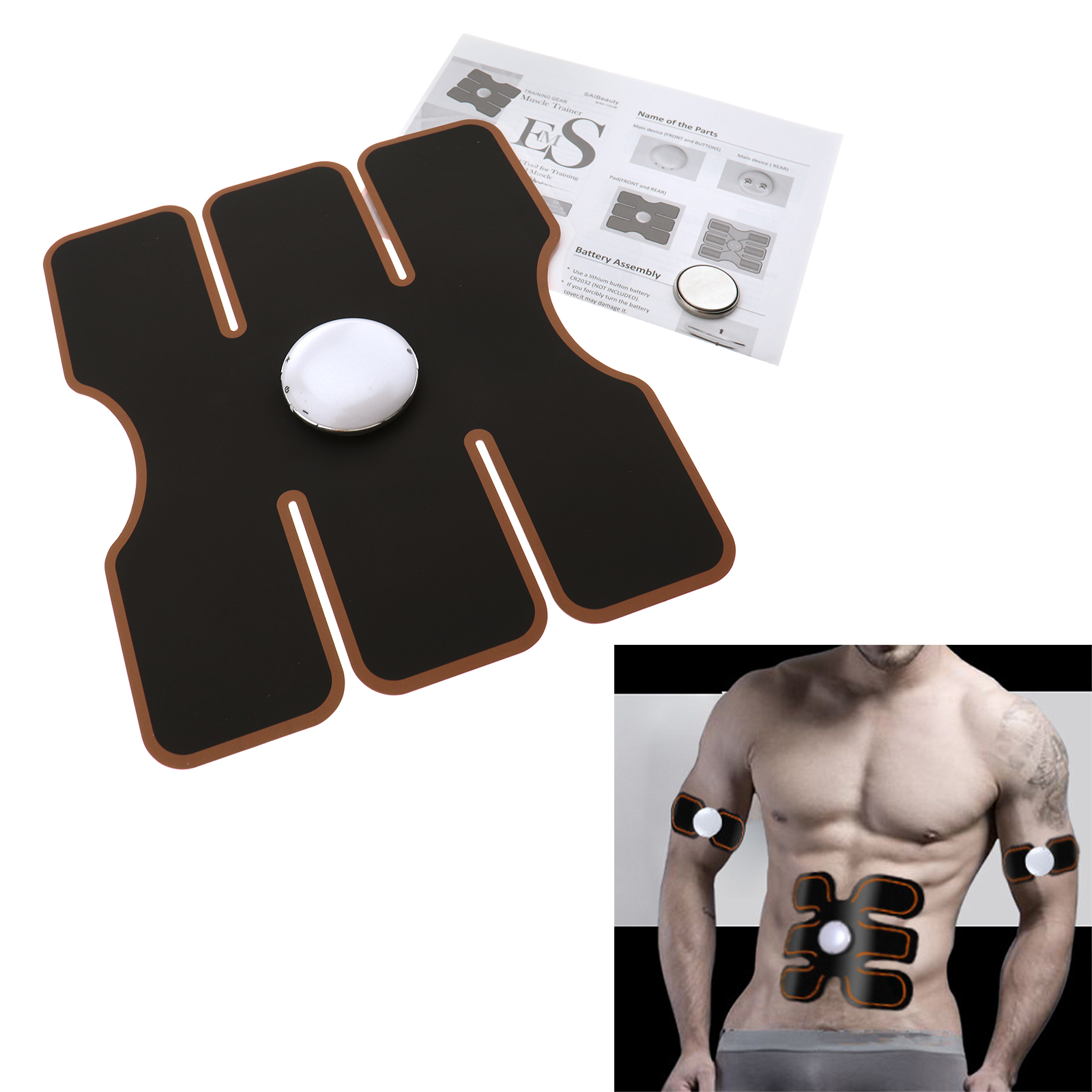 EMS Sixpad Training Gear Body Fit Electrical Muscle Stimulation Pain