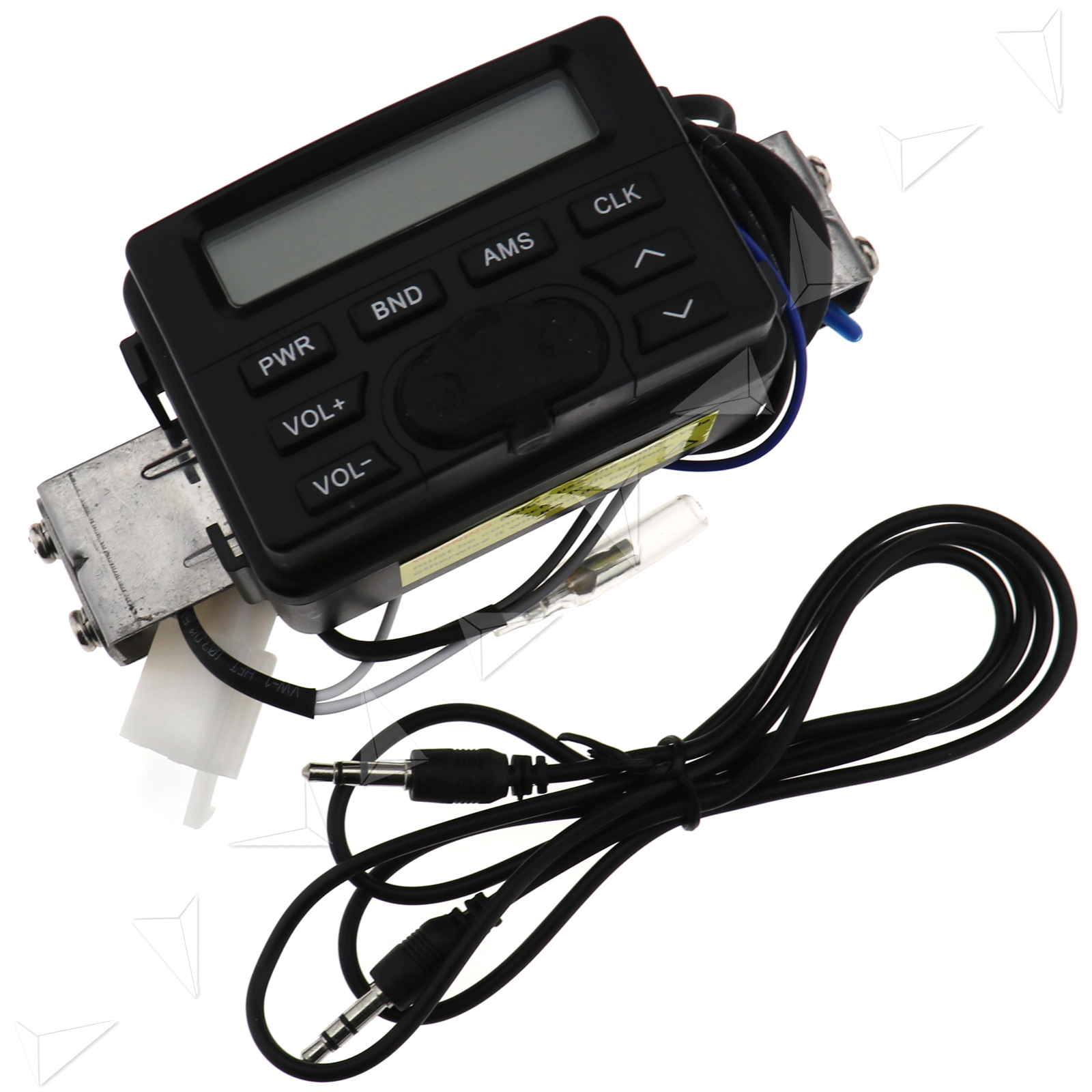 Motorcycle Weatherproof Handlebar Mount Bluetooth Audio Controller w/ 2