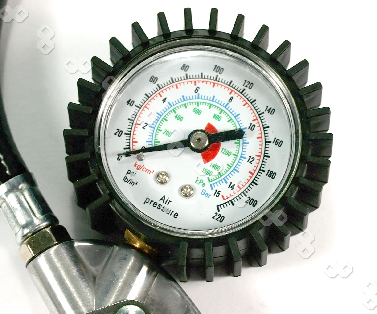 Car Motor Bike 220PSI Dial Meter Tyre Tire Air Compressor Gauge Tool