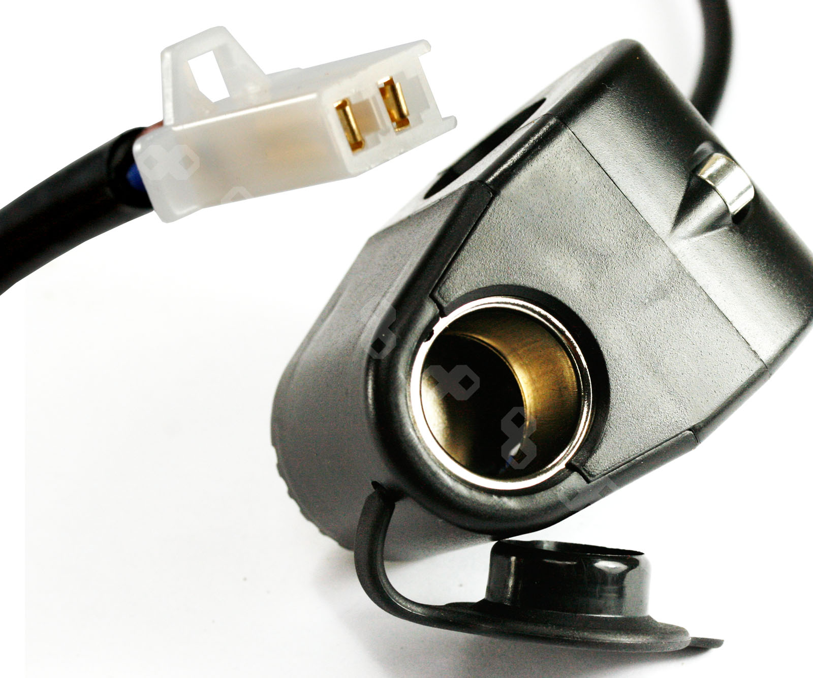 12V MotorCycle MotorBike 1.5M Loom Cigar Lighter Power Supply Socket
