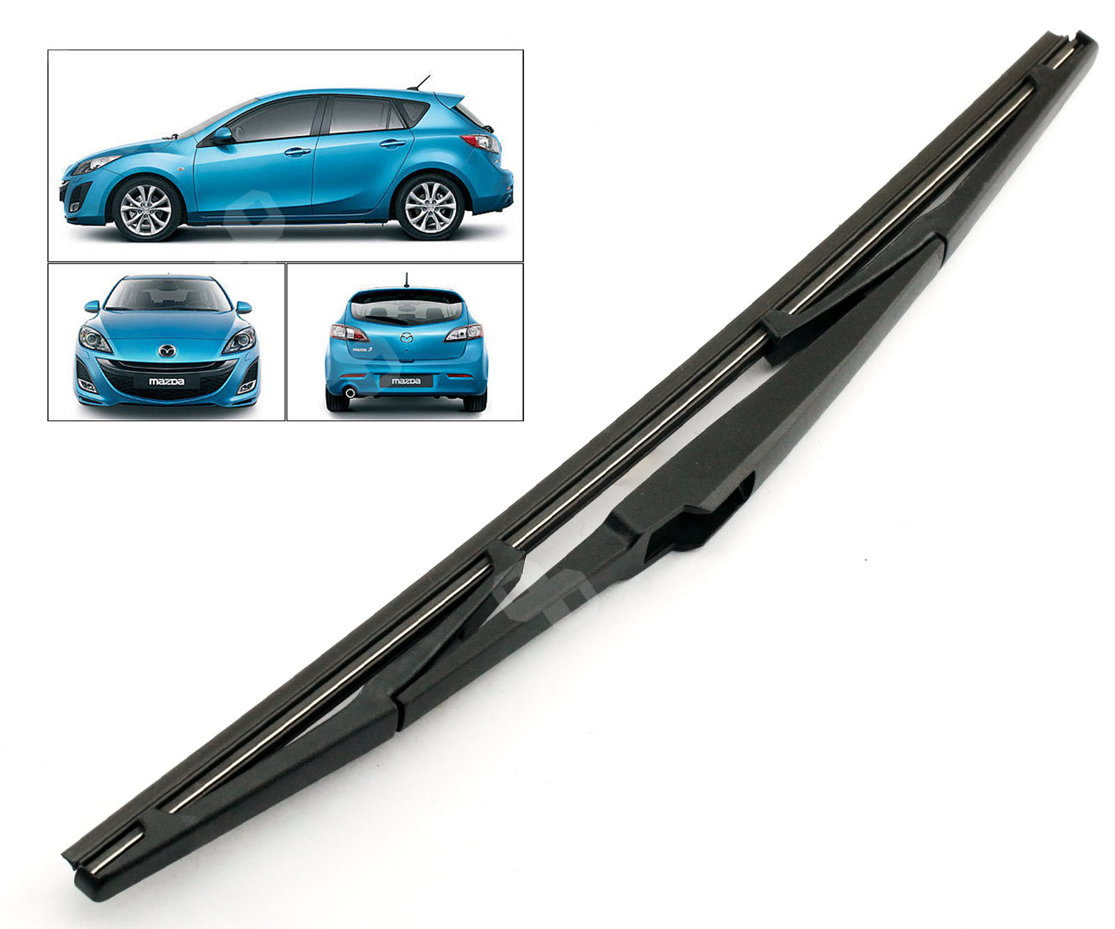 MAZDA 3 2009 ONWARDS HATCHBACK 14" WINDOW WINDSCREEN WINDSHIELD WIPER BLADE SET | eBay 2011 Mazda 3 Hatchback Windshield Wiper Size