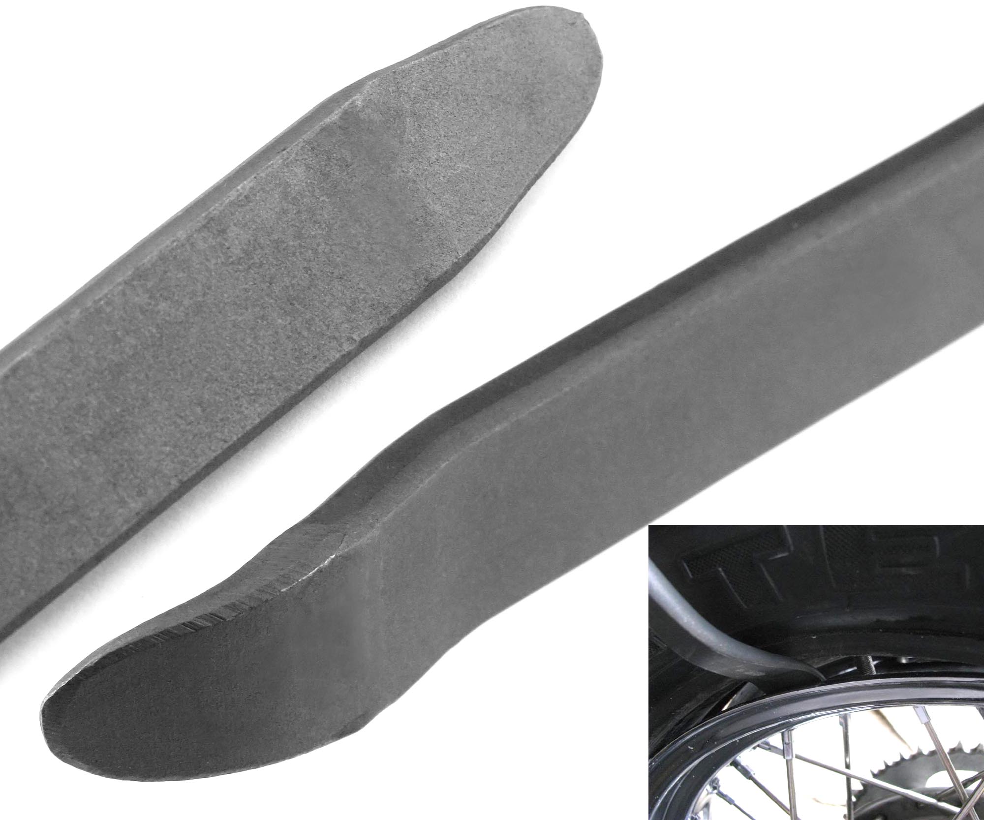 PAIR OF 12' TYRE LEVERS AND PAIR OF WHEEL PROTECTORS RIM FOR ATX