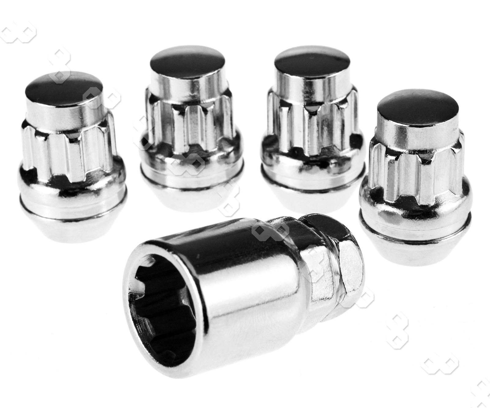 4x M12*1.5 Alloy Wheel Lock Nuts