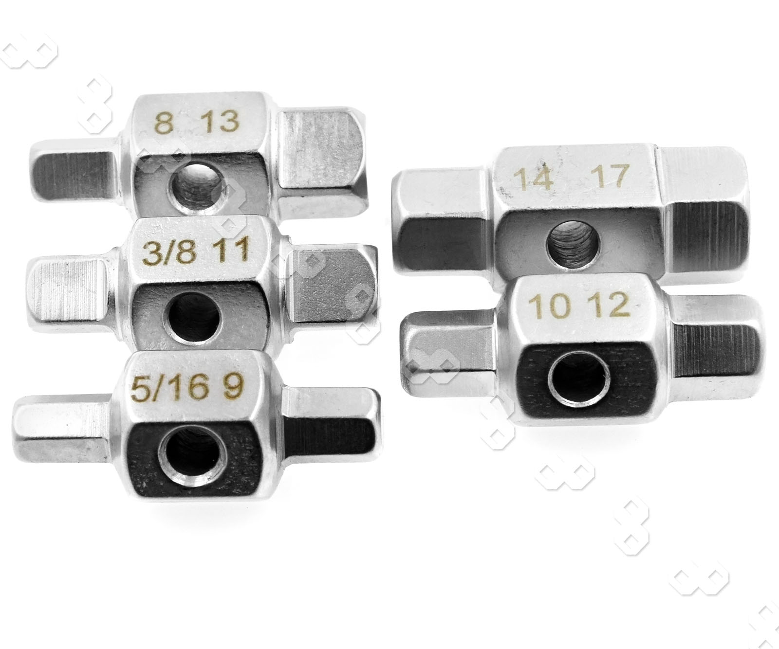 5Pcs Oil Sump Series Socket Kit Drain Plug Key Hex Square Car Repair