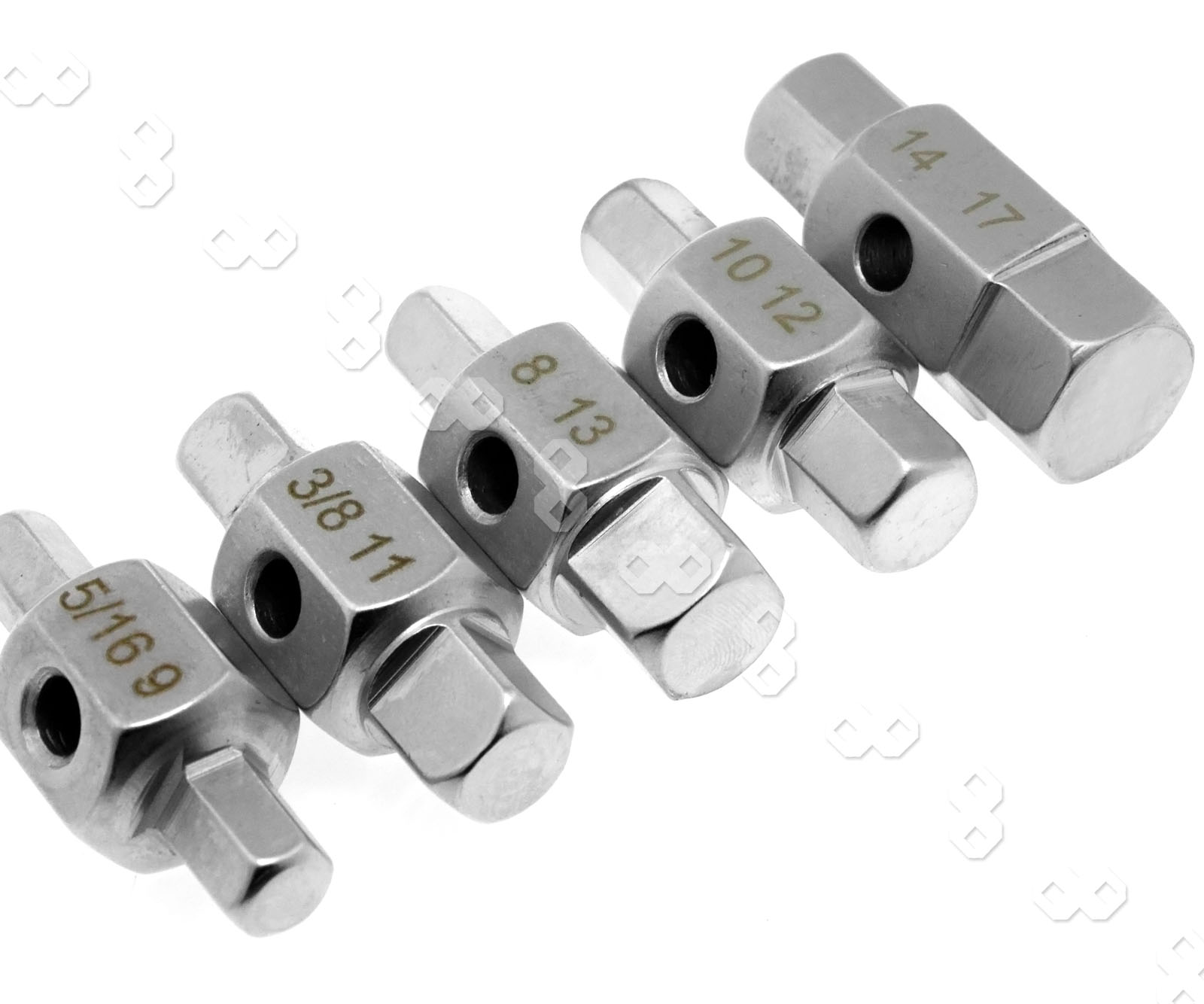 5Pcs Oil Sump Series Socket Kit Drain Plug Key Hex Square Car Repair Tool eBay