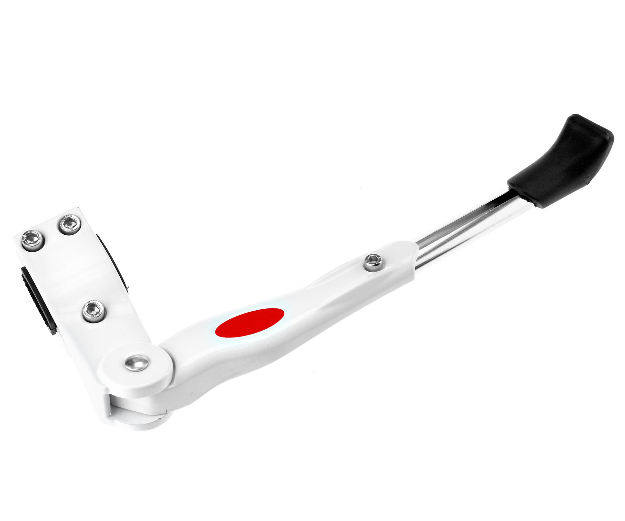 Mountain Bike Bicycle Alloy Adjustable Rear Kickstand Single Leg White