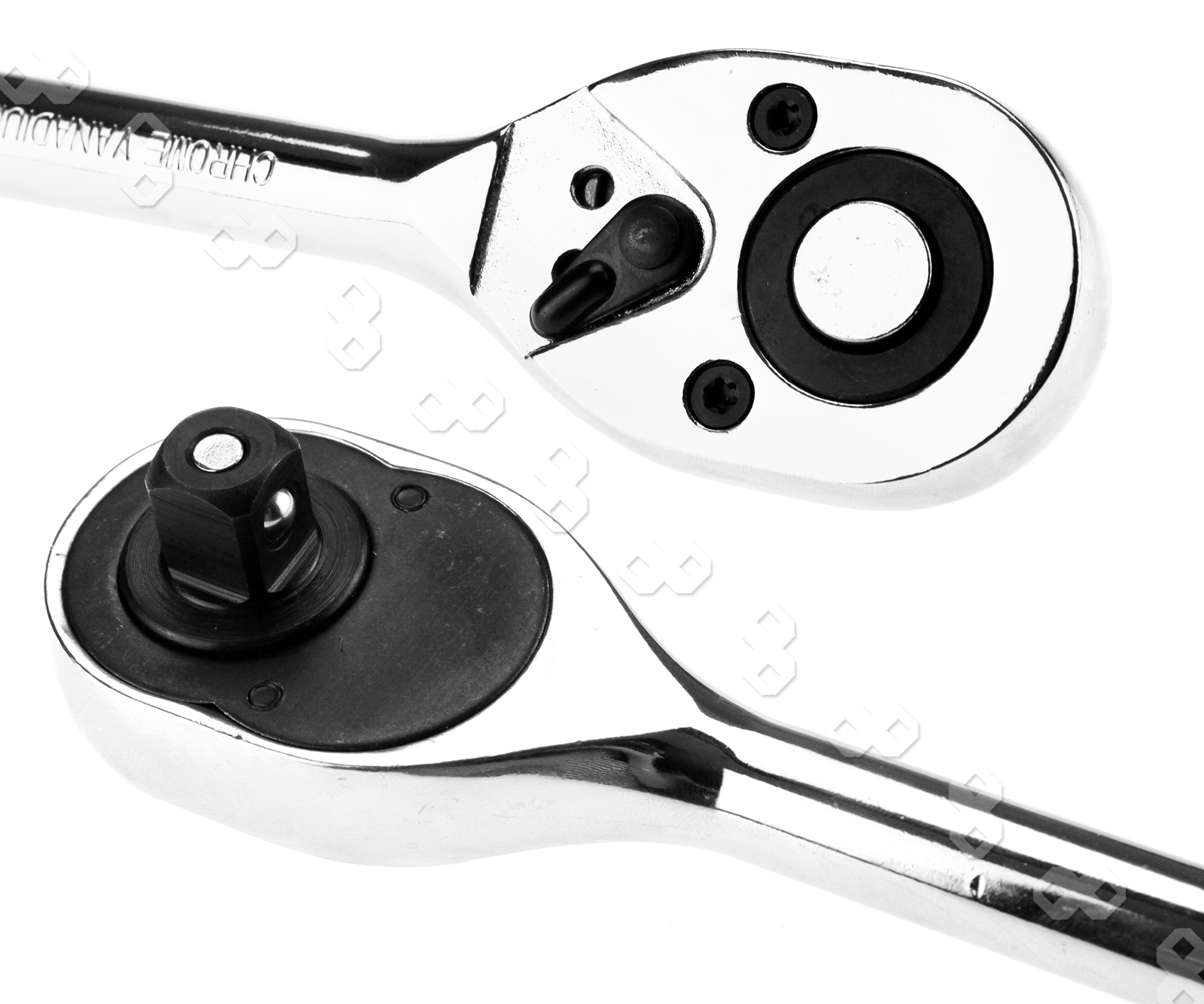 1/2" Drive 24 Tooth Mechanism Ratchet Socket Handle Wrench Car Repair