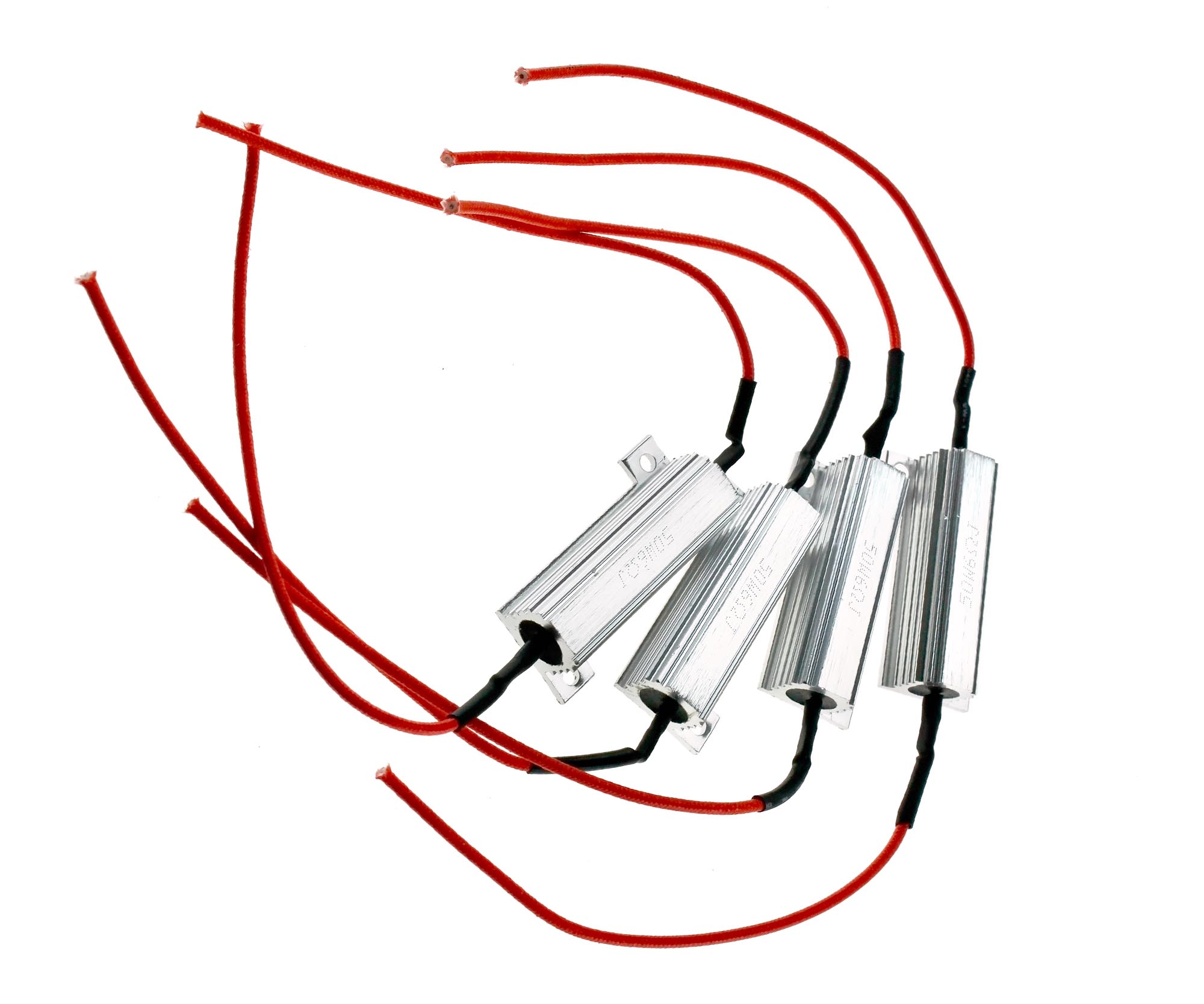 50W 6Ω LED Indicator Flash Rate Relay Load Resistor Bulbs Ballast eBay