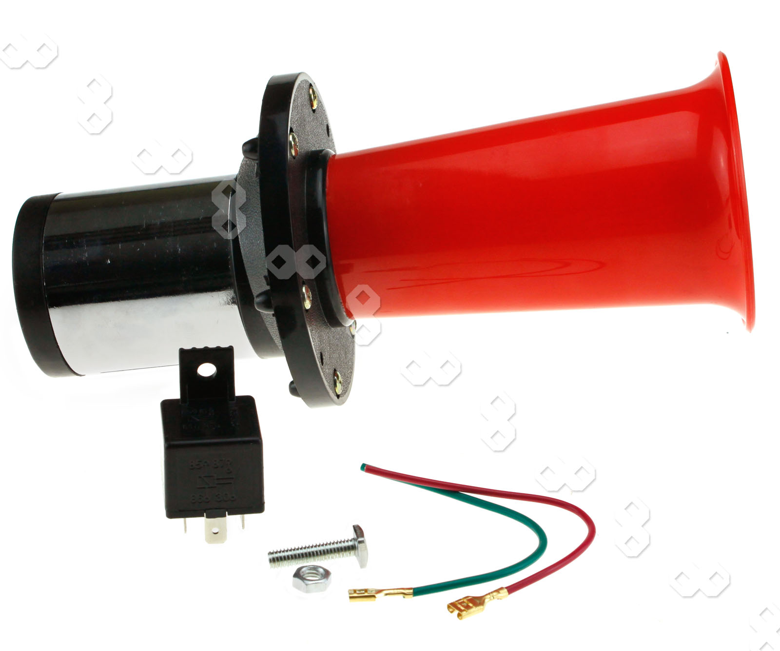 AHOOOOGAH VINTAGE CLASSIC CAR TRUMPET KLAXON HORN 110DB LOUD 12V 490HZ